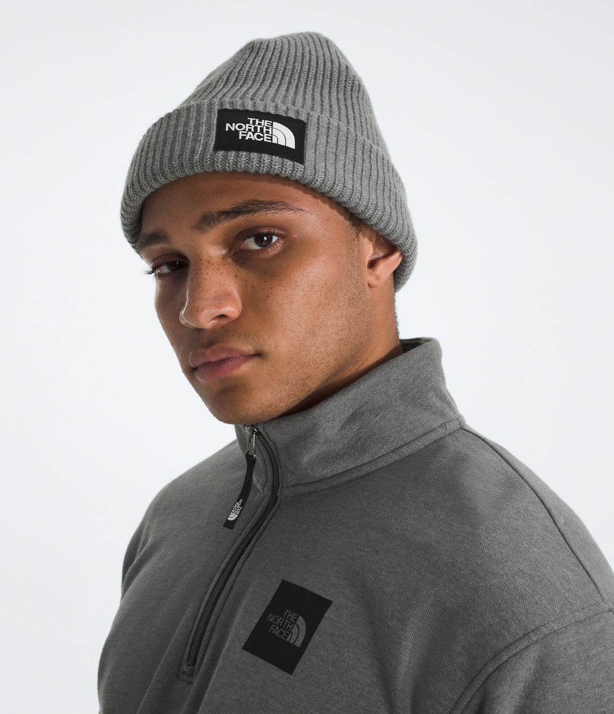 The North Face Salty Lined Beanie Medium Grey Heather