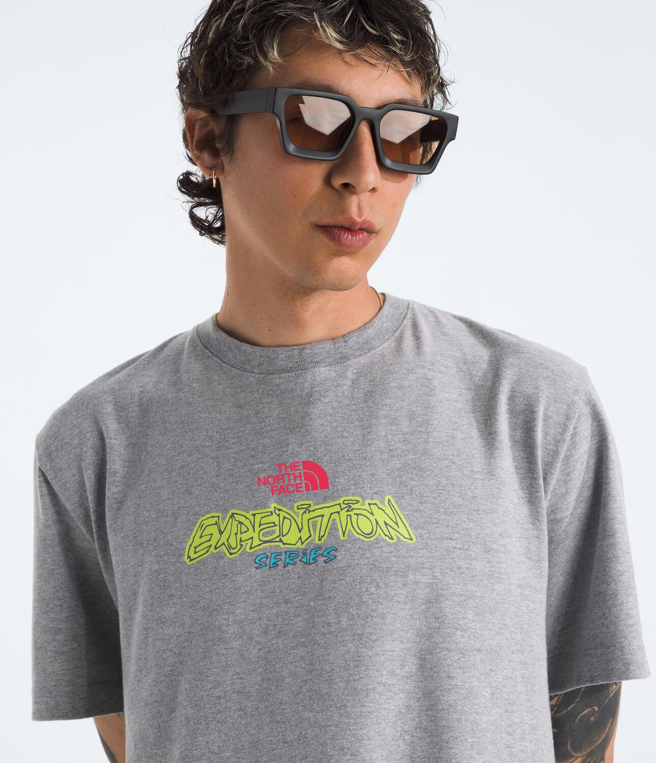 Men's The North Face Essential Expedition Series Tee Grey Heather
