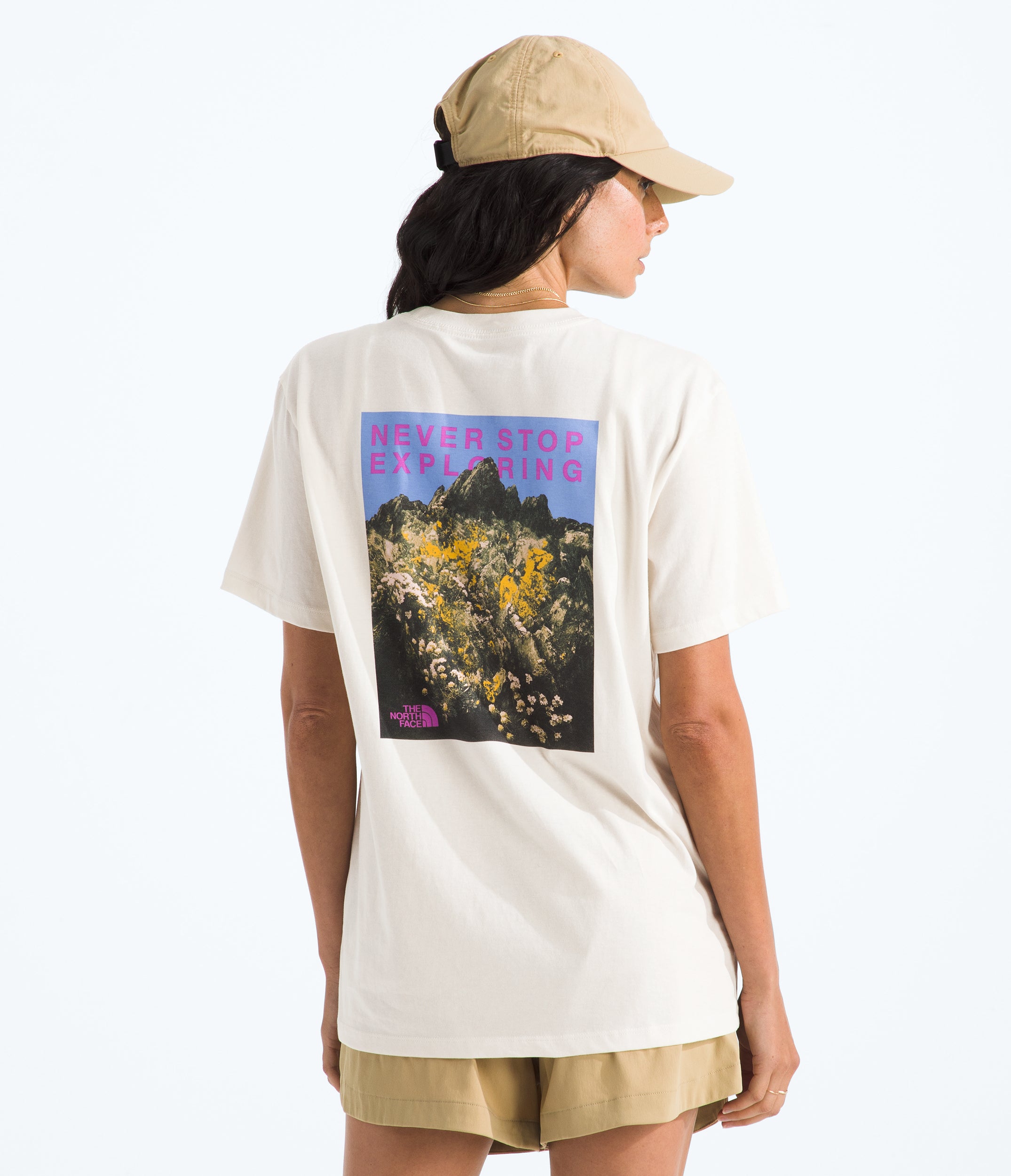 Women's The North Face Boulder Breeze T-Shirt White Dune