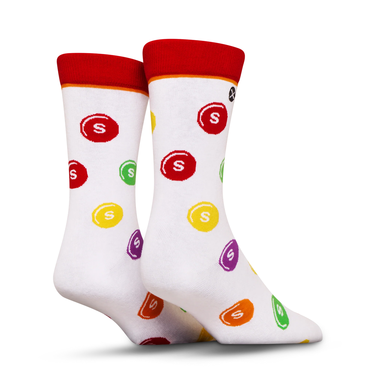 Men’s Odd Sox Oddmart Skittles Crew Socks 2-Pack