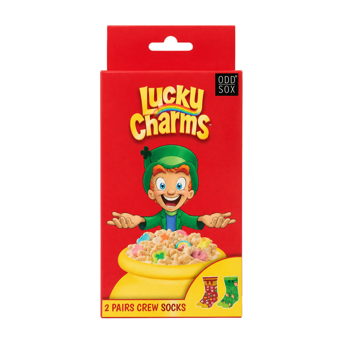 Men’s Odd Sox Oddmart Lucky Charms Crew Socks 2-Pack