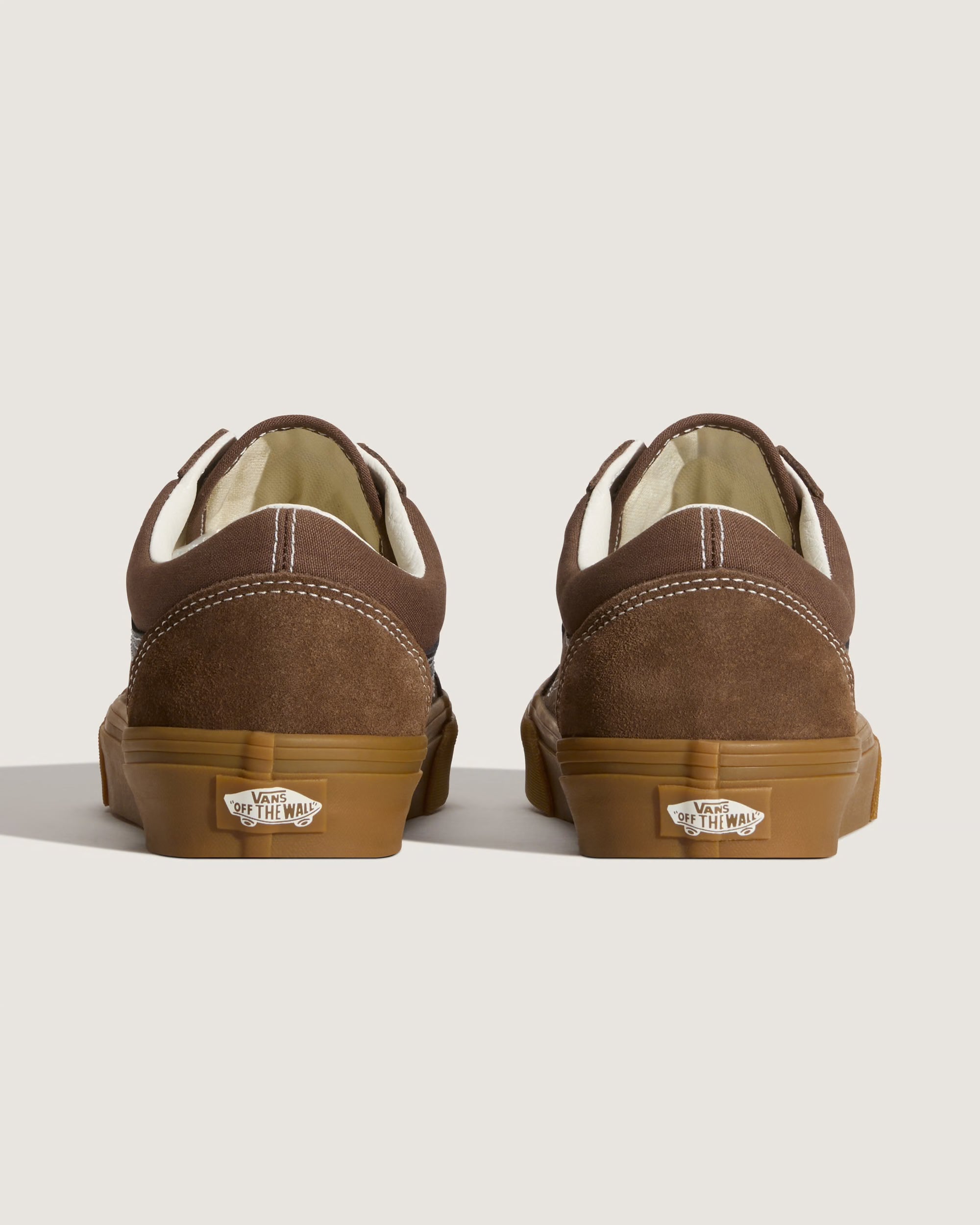Men's Vans Old Skool Shoes Gum Vintage Cocoa