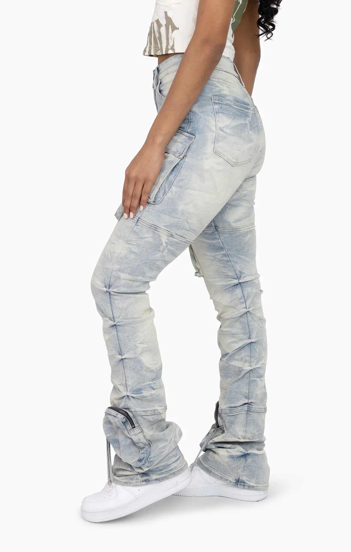 Women's Smoke Rise Cut Line Utility Pants Rad Blue