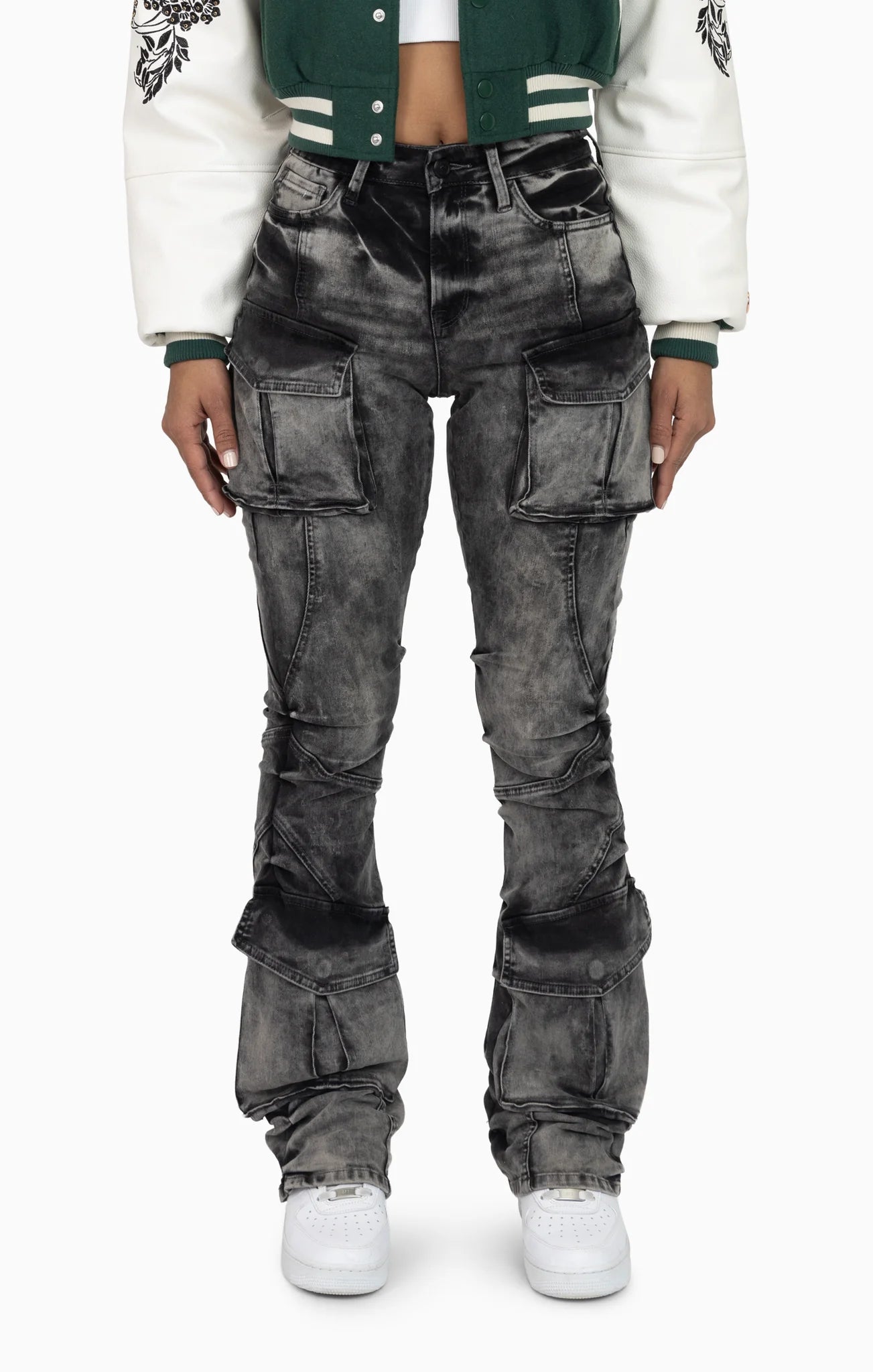 Women's Smoke Rise Red Double Flap Utility Pants Ashfall Black