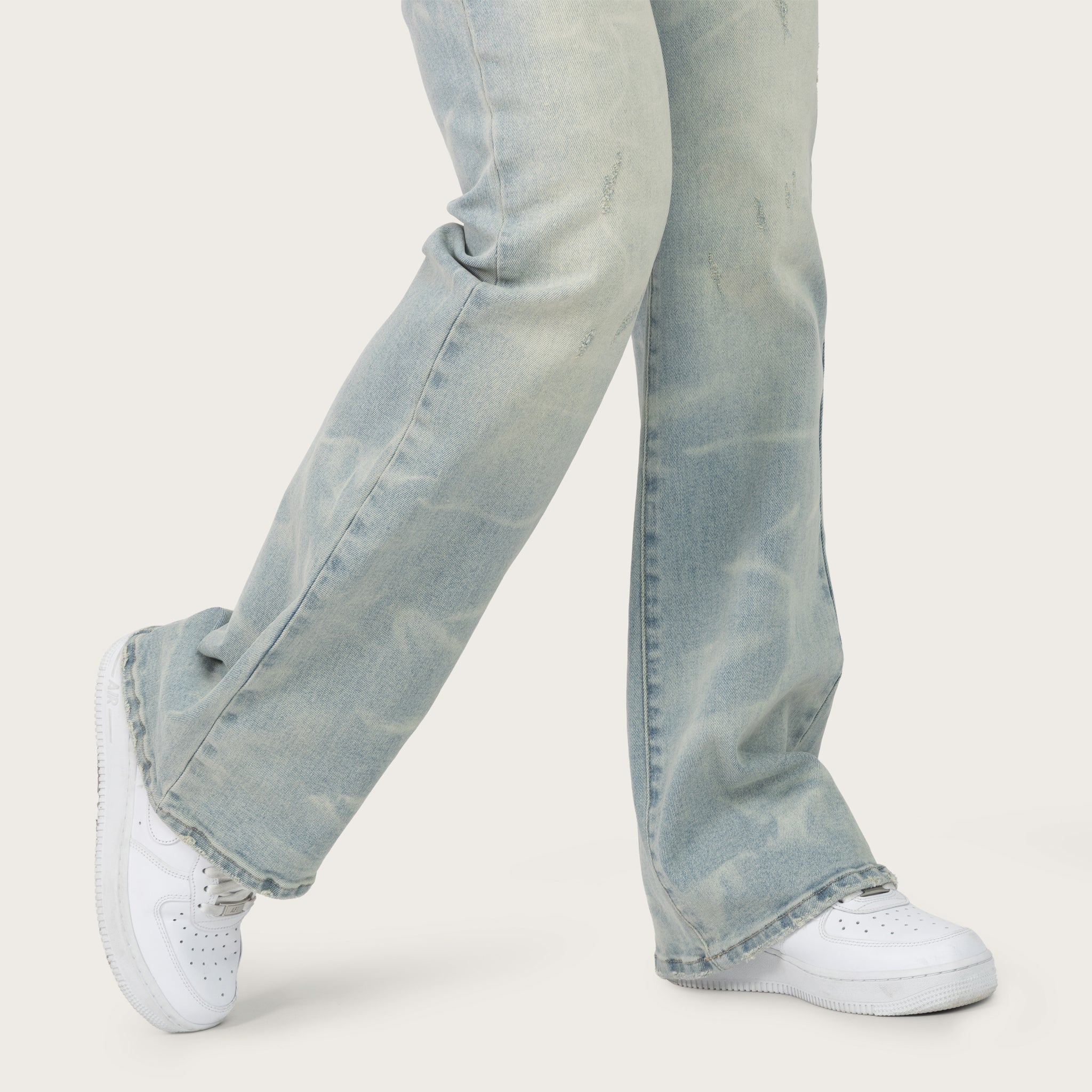 Women's Smoke Rise Red High Rise Bootcut Washed Jeans Artic Blue