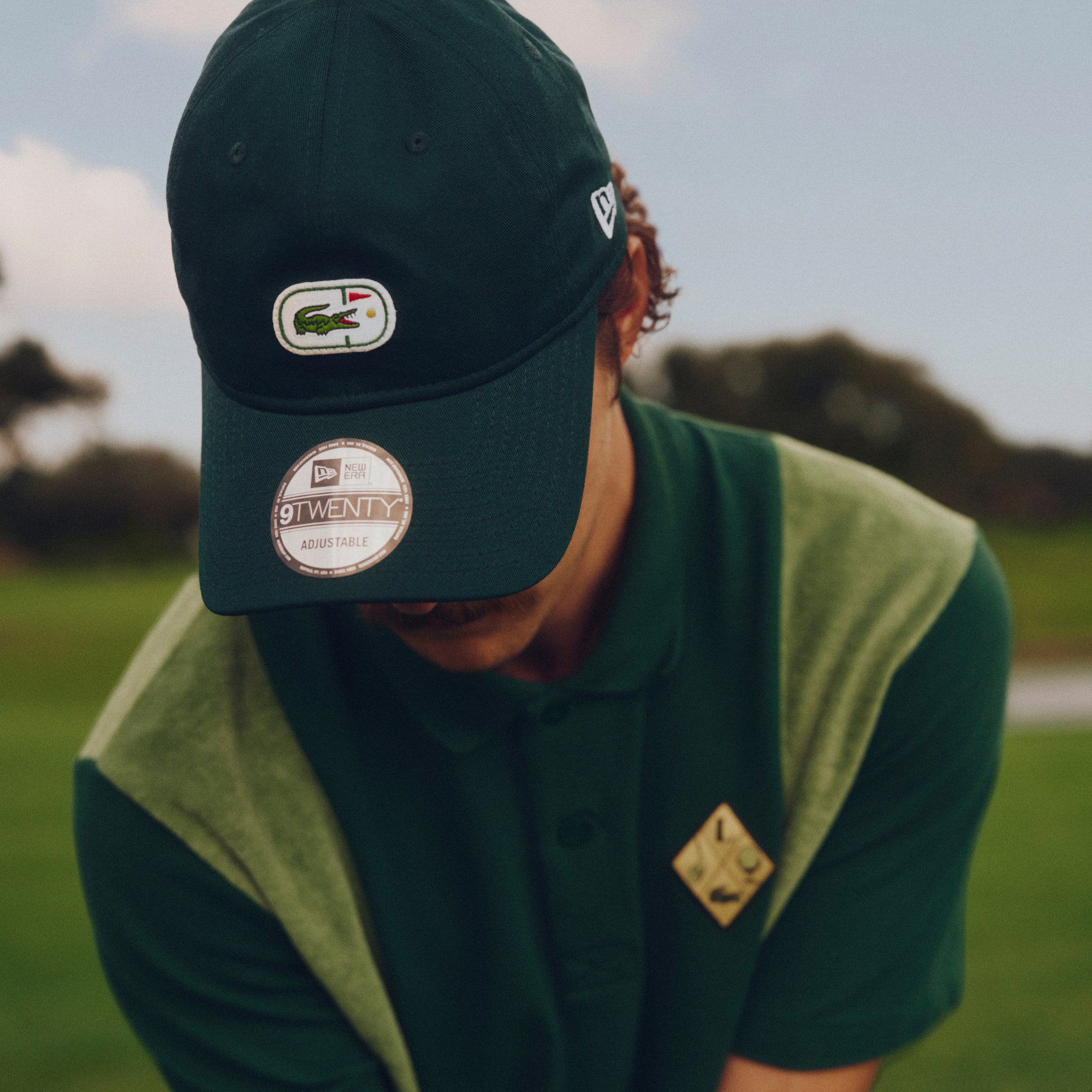 Lacoste x New Era Cap Pine Green