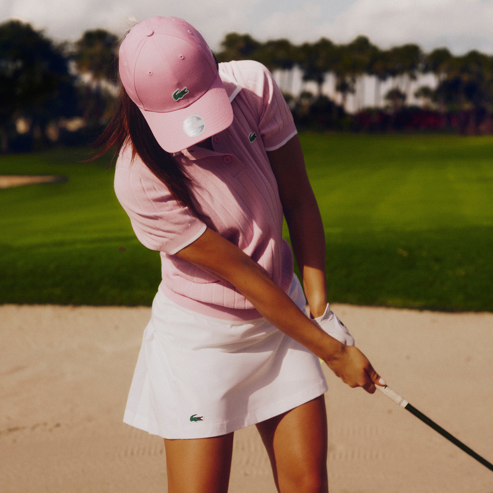 Women's Lacoste x New Era Cap Pink