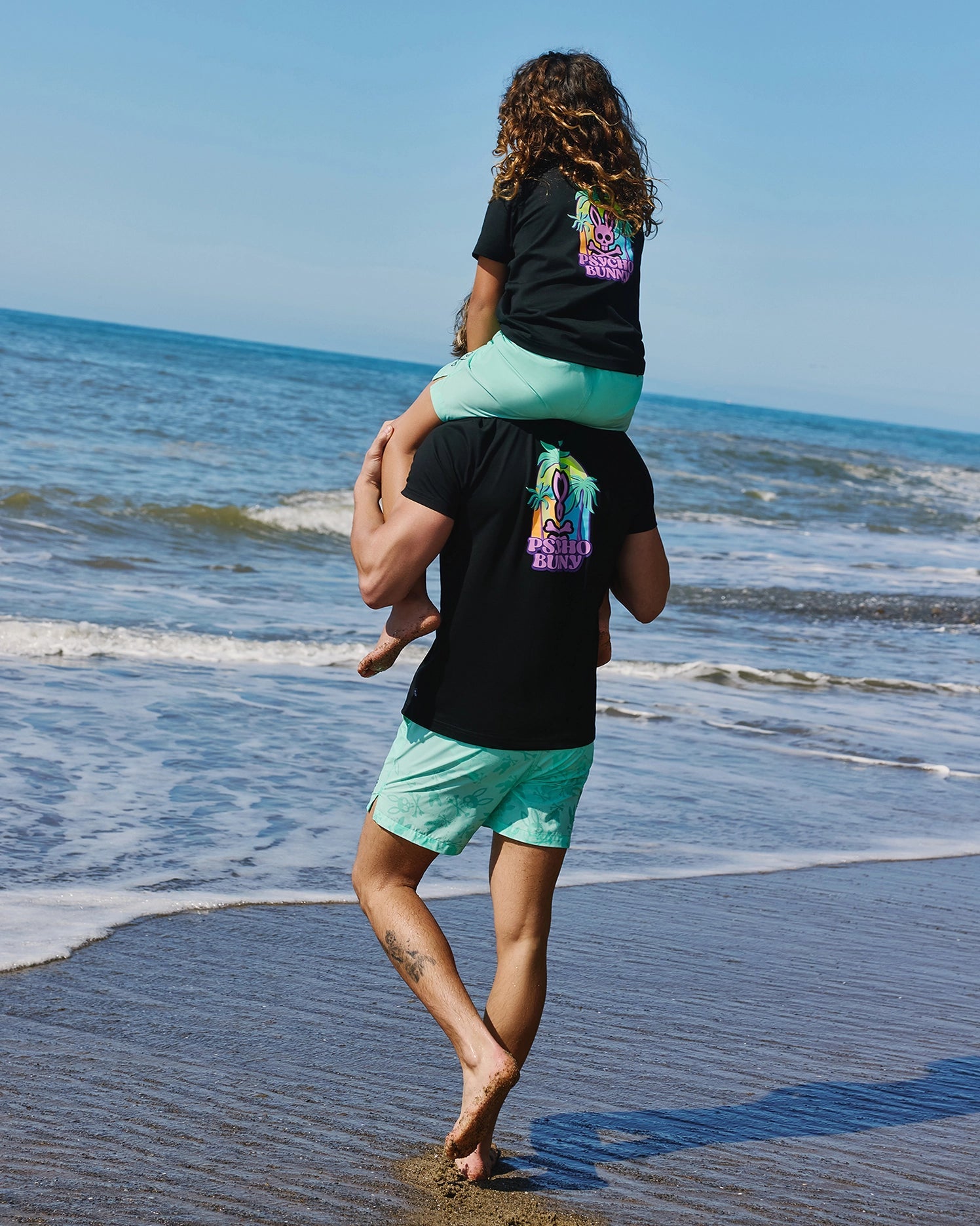 Men's Psycho Bunny Redland Graphic Tee Black