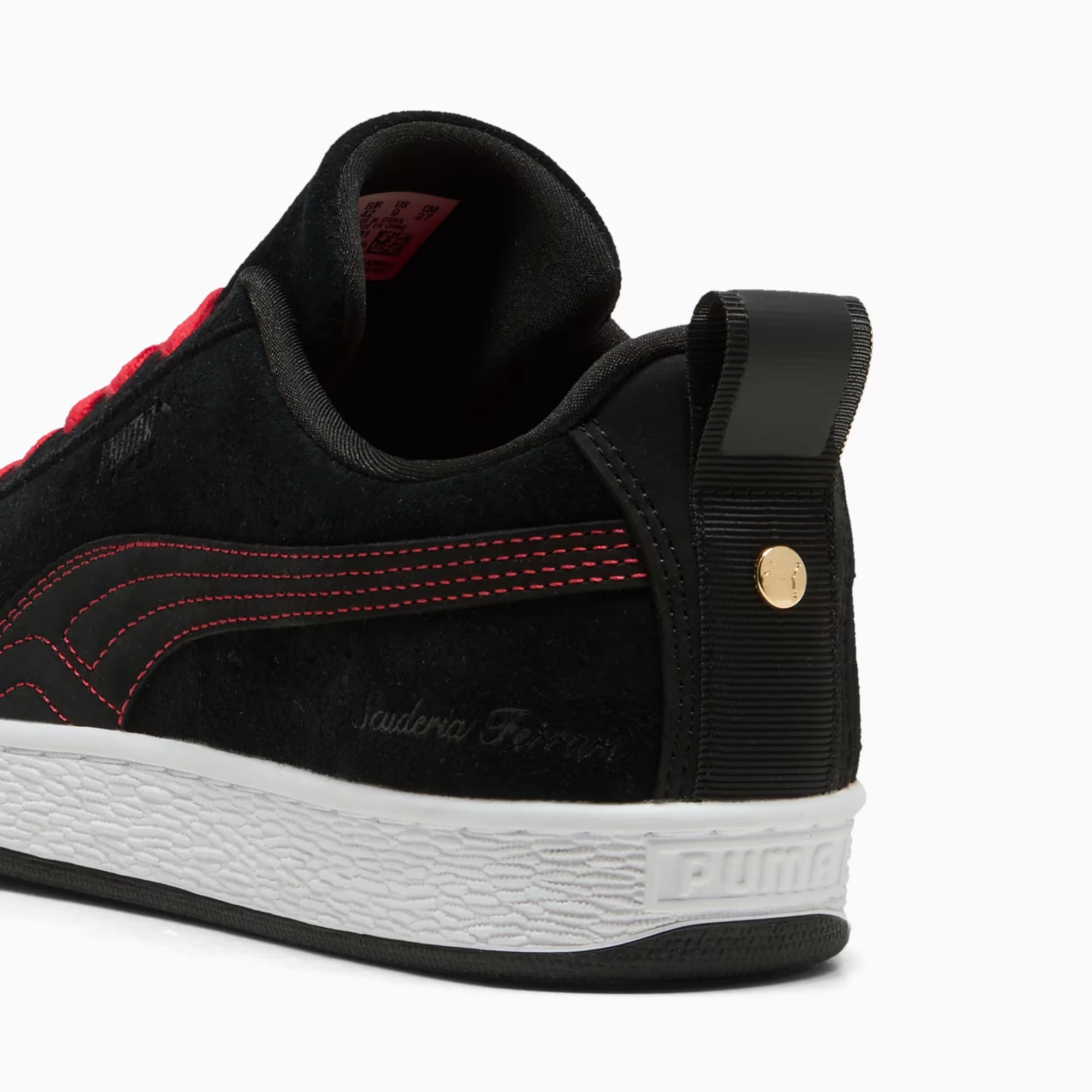 Men's PUMA Scuderia Ferrari Suede OG Shoes Black
