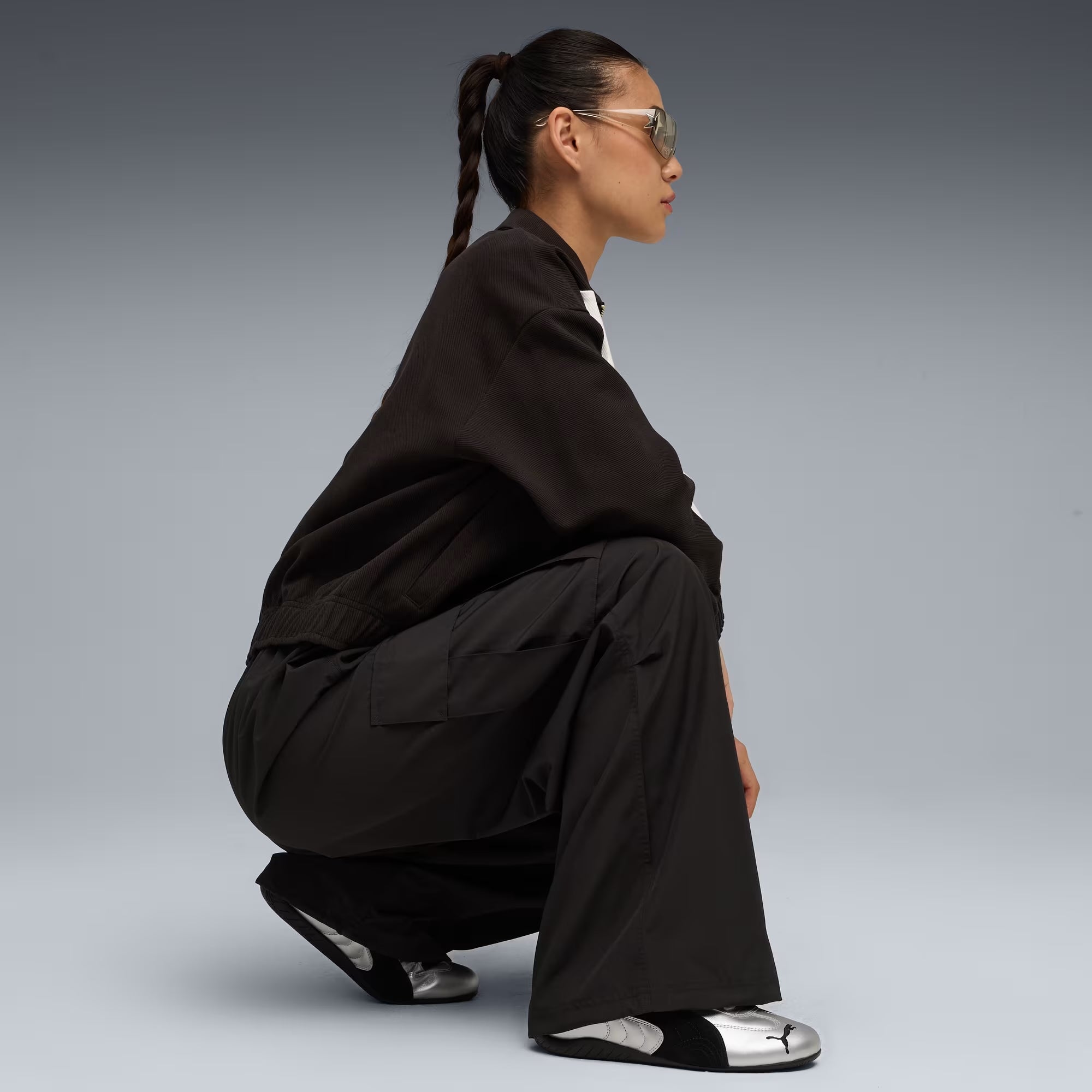 Women's PUMA Speedcat Metallic Shoes Silver