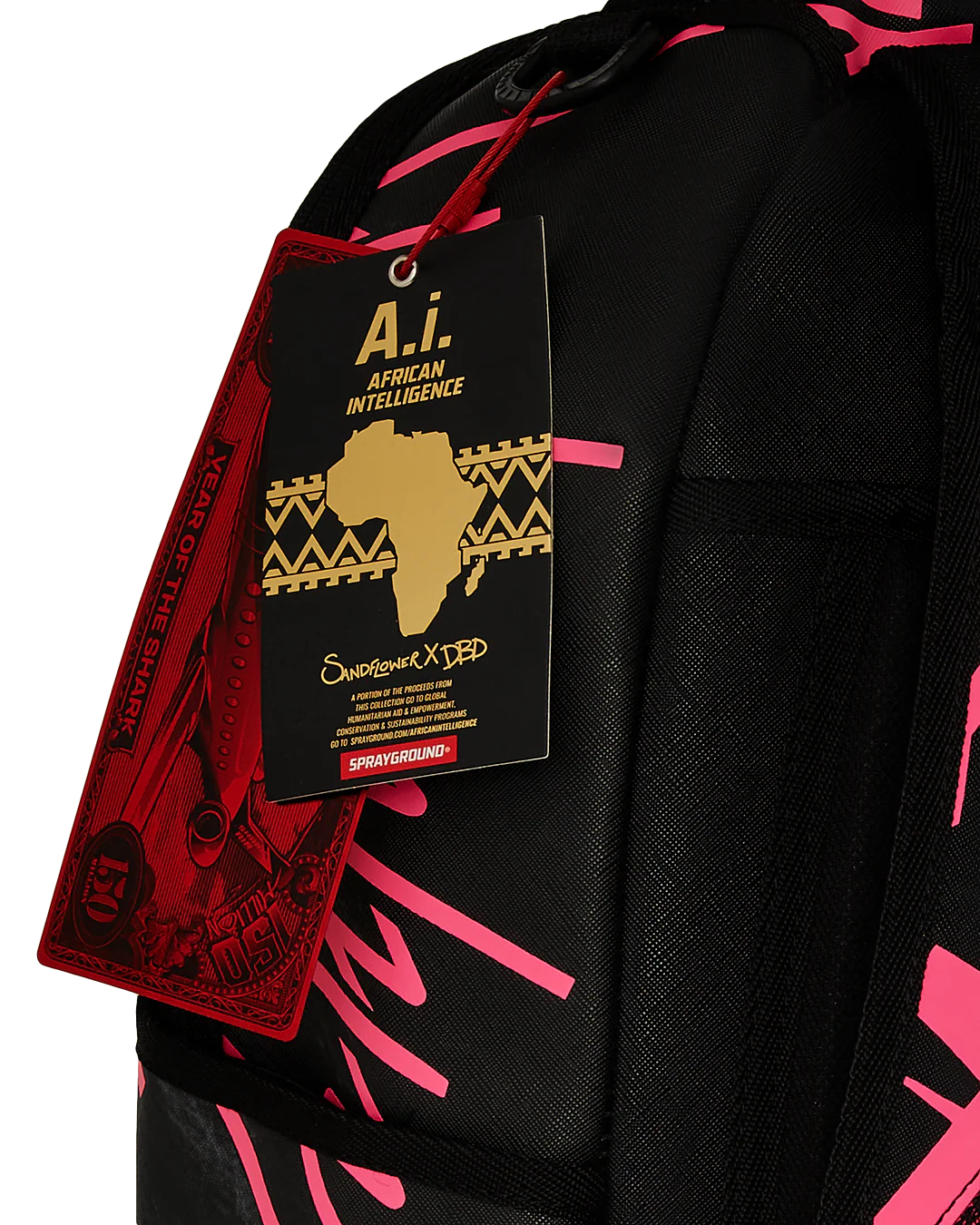 Sprayground A.I. African Intelligence Pride & Power Backpack