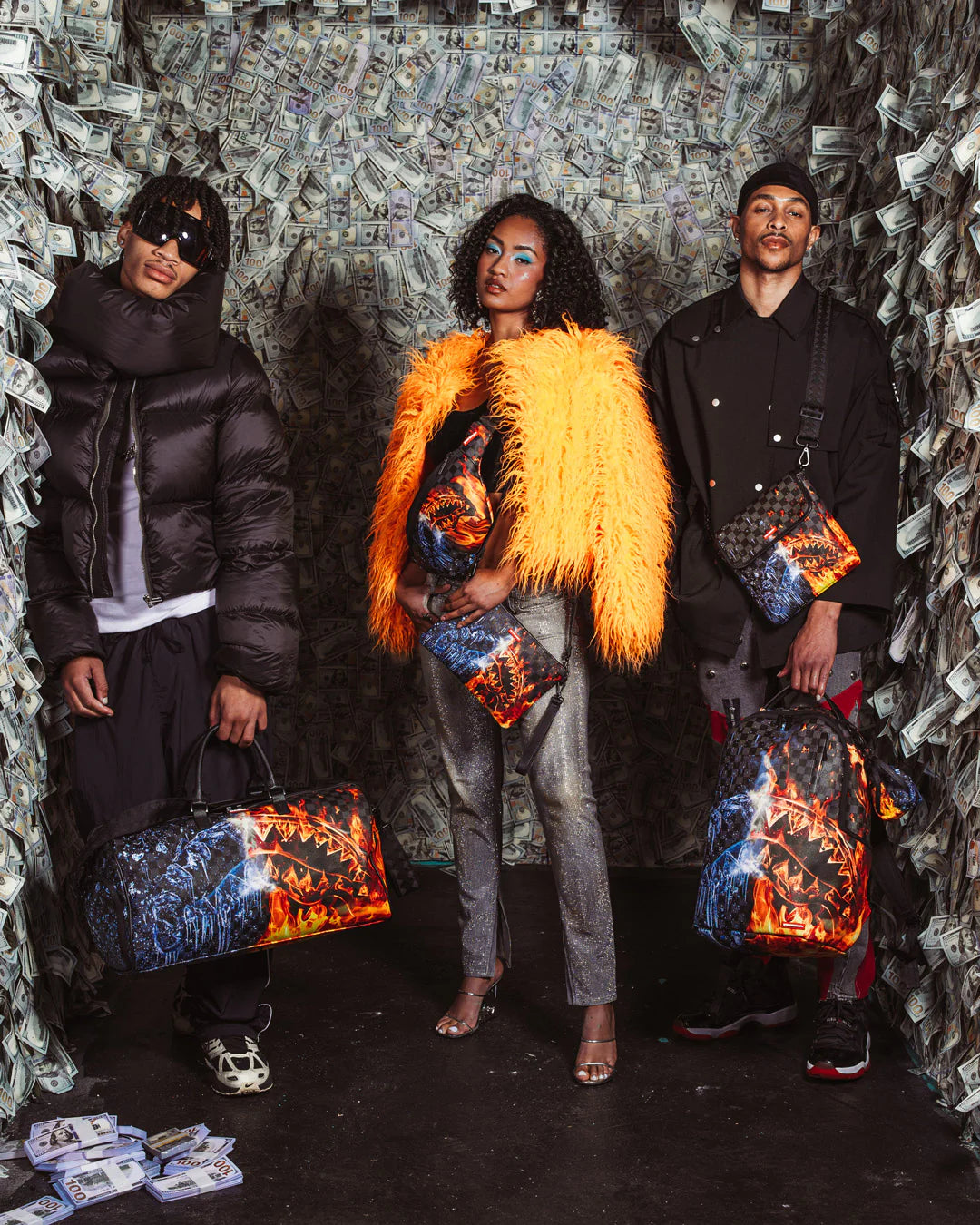 Sprayground Cold Heat Backpack Keychain