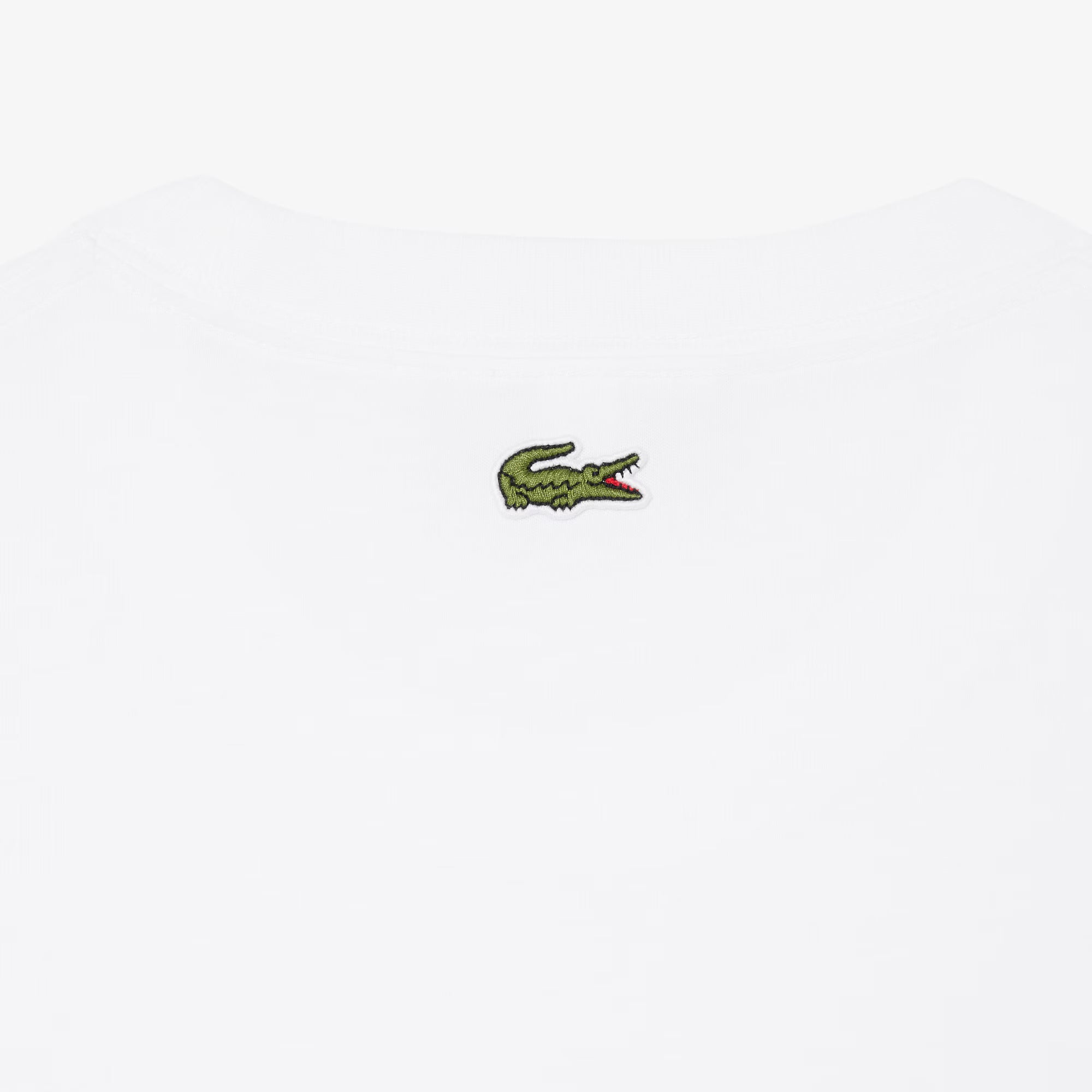 Men's Lacoste Printed Cotton T-Shirt White