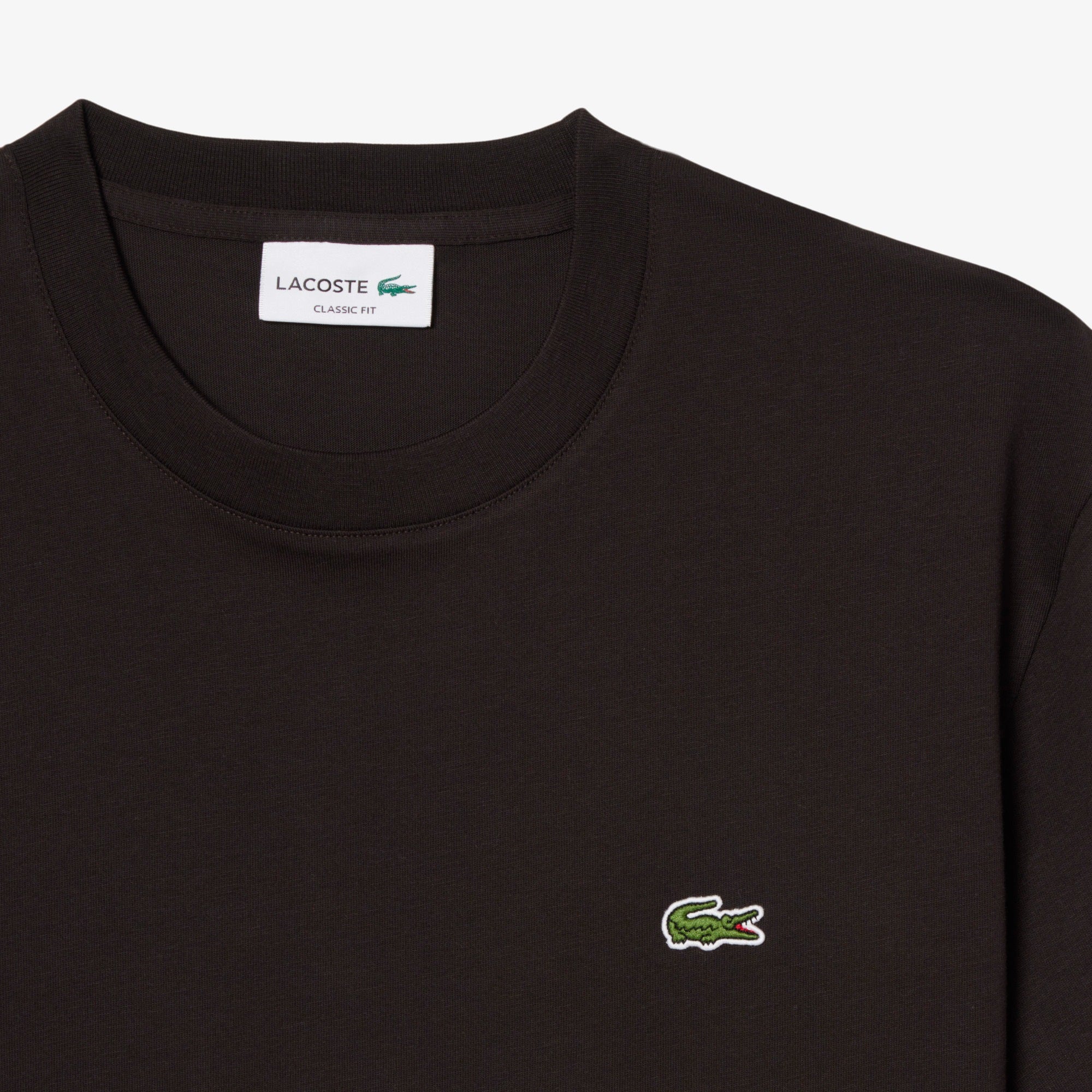 Men's Lacoste Cotton T-Shirt Brown
