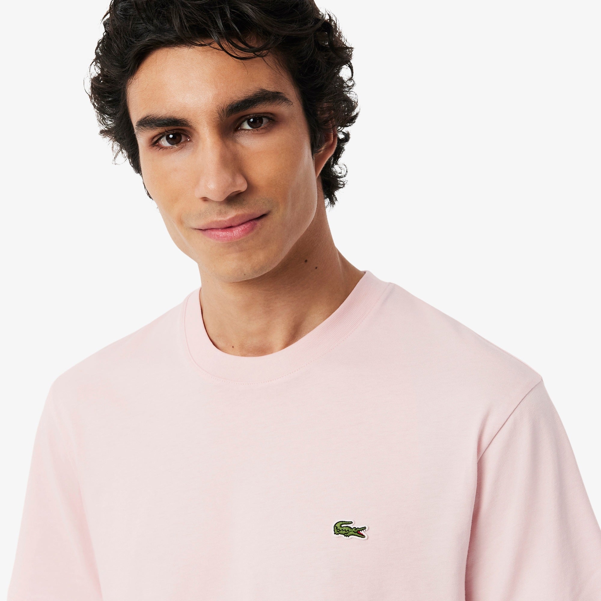 Men's Lacoste Cotton T-Shirt Light Pink