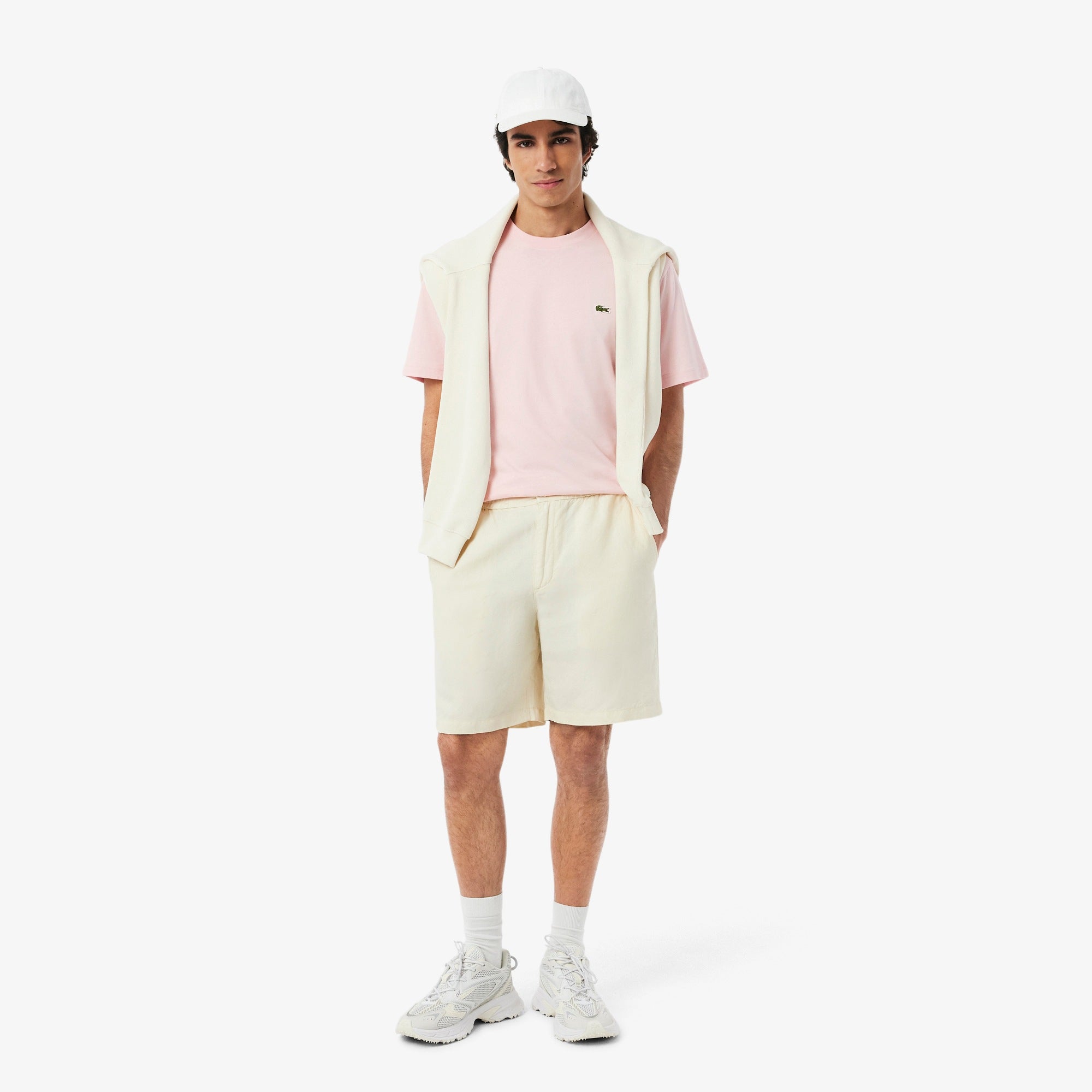 Men's Lacoste Cotton T-Shirt Light Pink