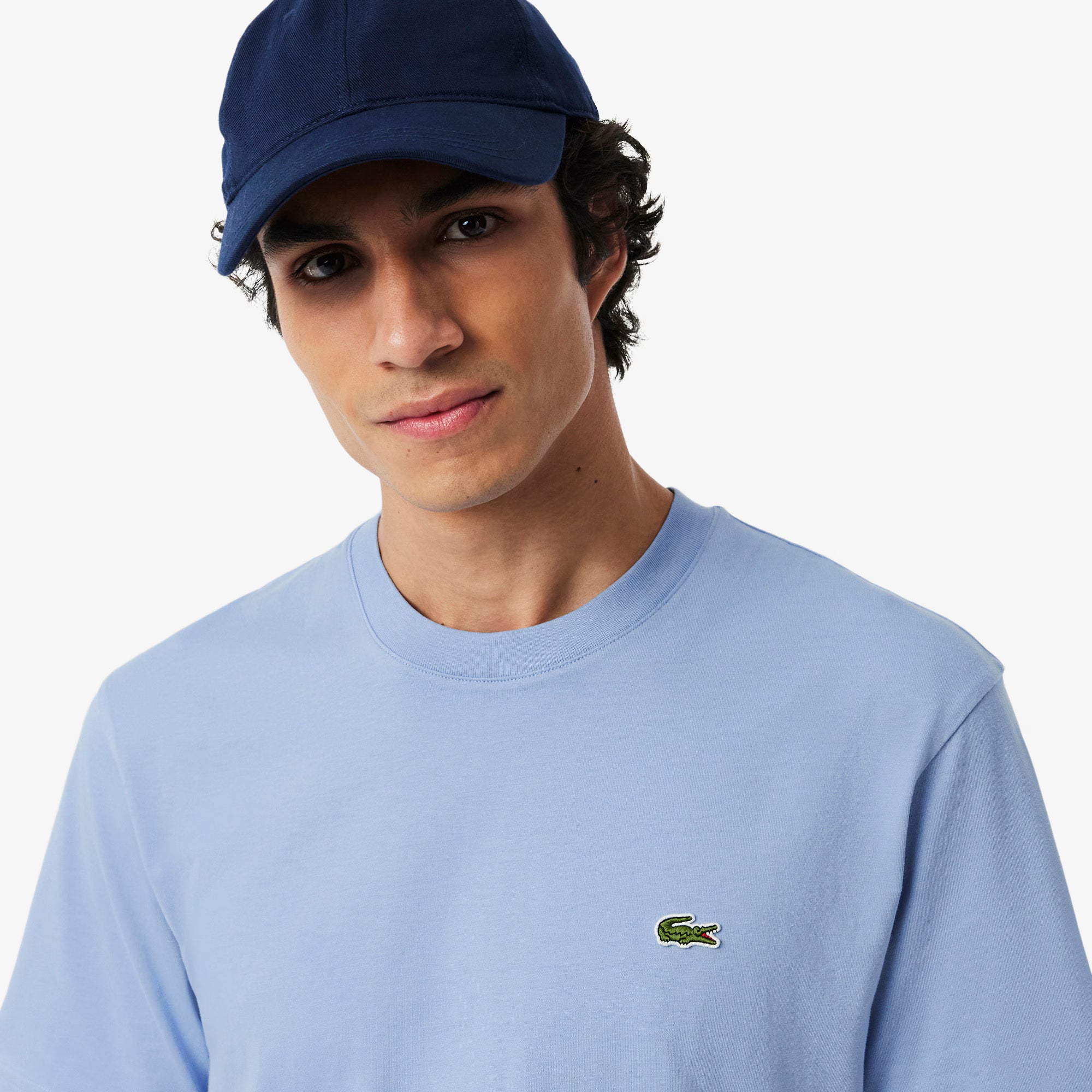 Men's Lacoste Cotton T-Shirt Light Blue