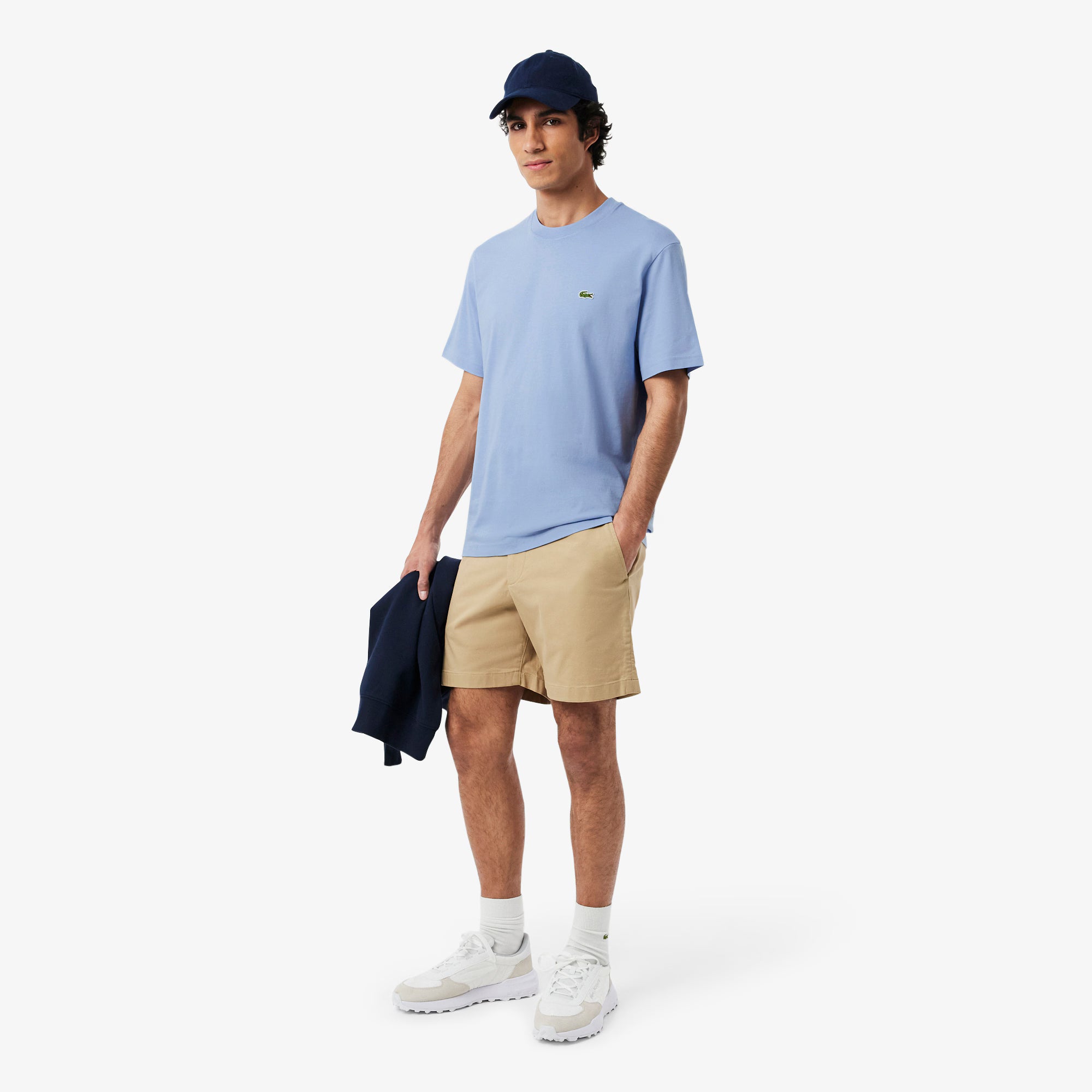 Men's Lacoste Cotton T-Shirt Light Blue