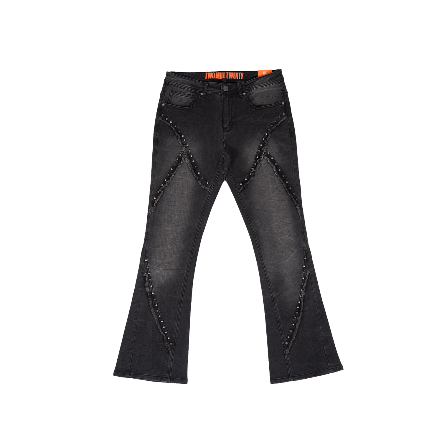 MAXWELL | Studded Bootcut Jeans in Black
