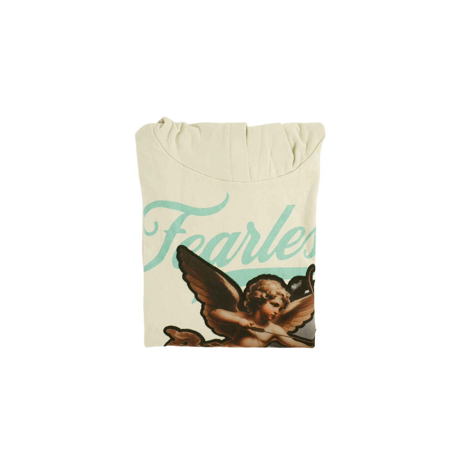 Unisex TWO MILL TWENTY Fearless Angel Hoodie Cream
