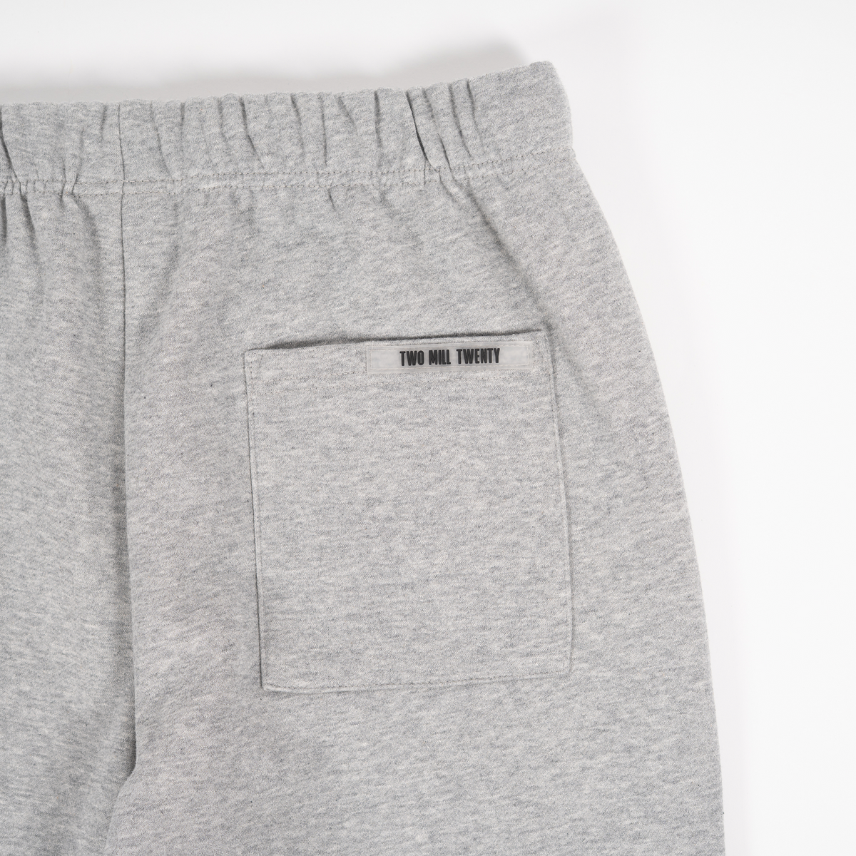 Men's TWO MILL TWENTY Ghosted Plain Joggers in Heather Gray