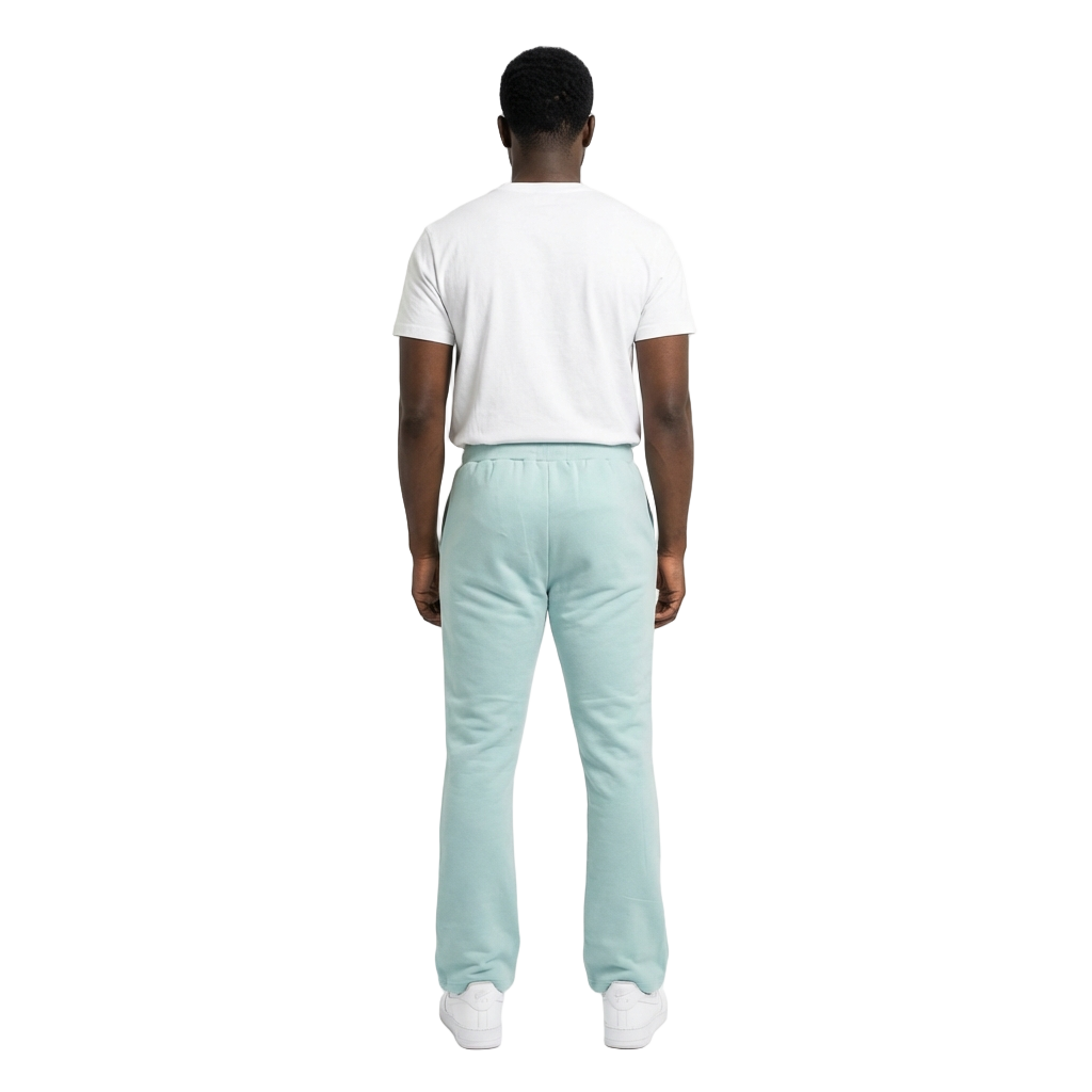 Men's TWO MILL TWENTY Saint Studded Joggers Light Blue
