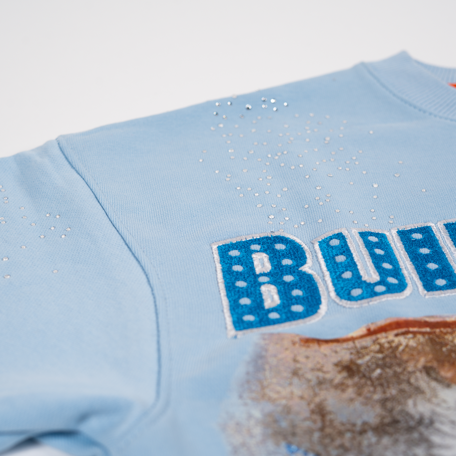 Men's TWO MILL TWENTY Built on Belief Crystal T-Shirt Light Blue