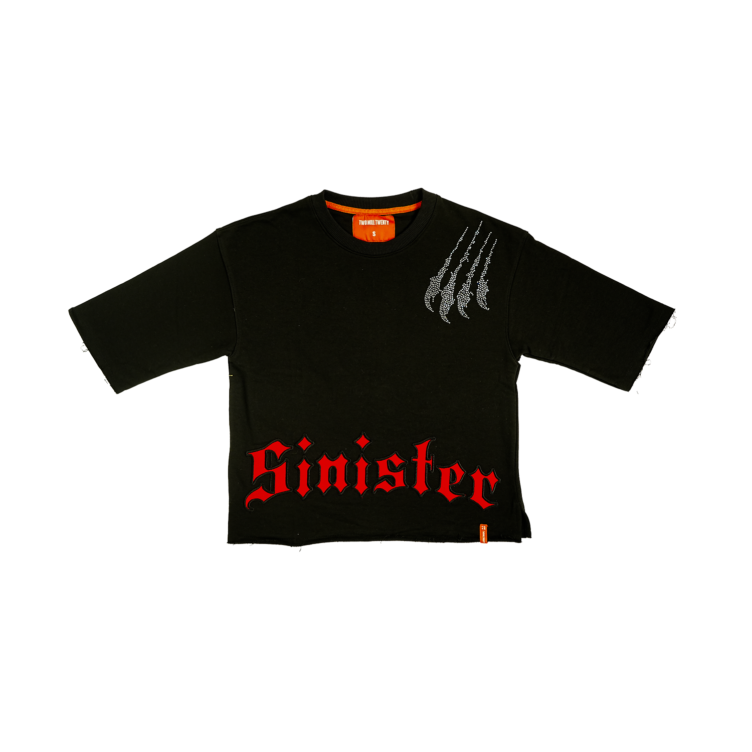 Men's TWO MILL TWENTY Sinister Boxy Cut T-Shirt Black