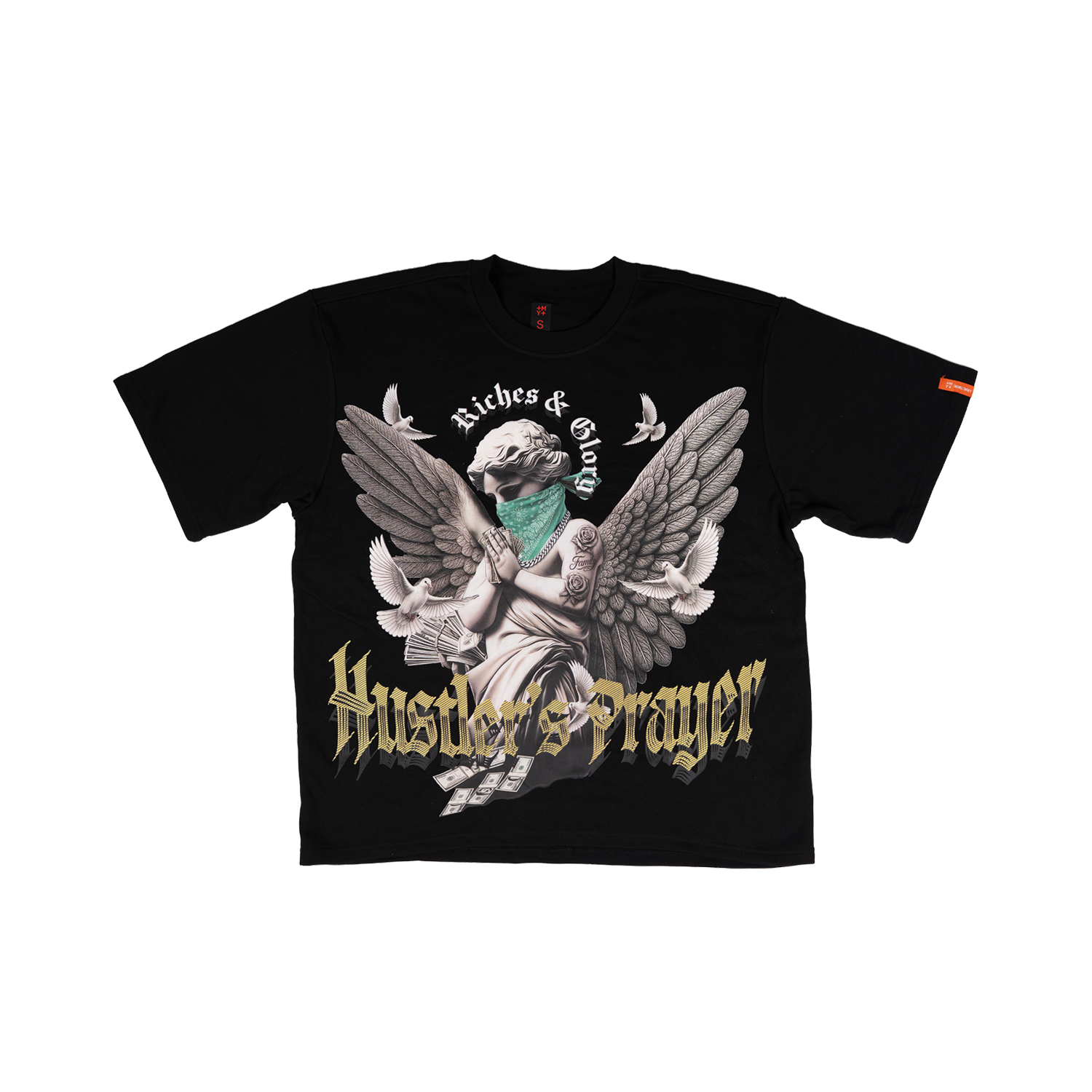 Hustler's Prayer Graphic Tee | Black