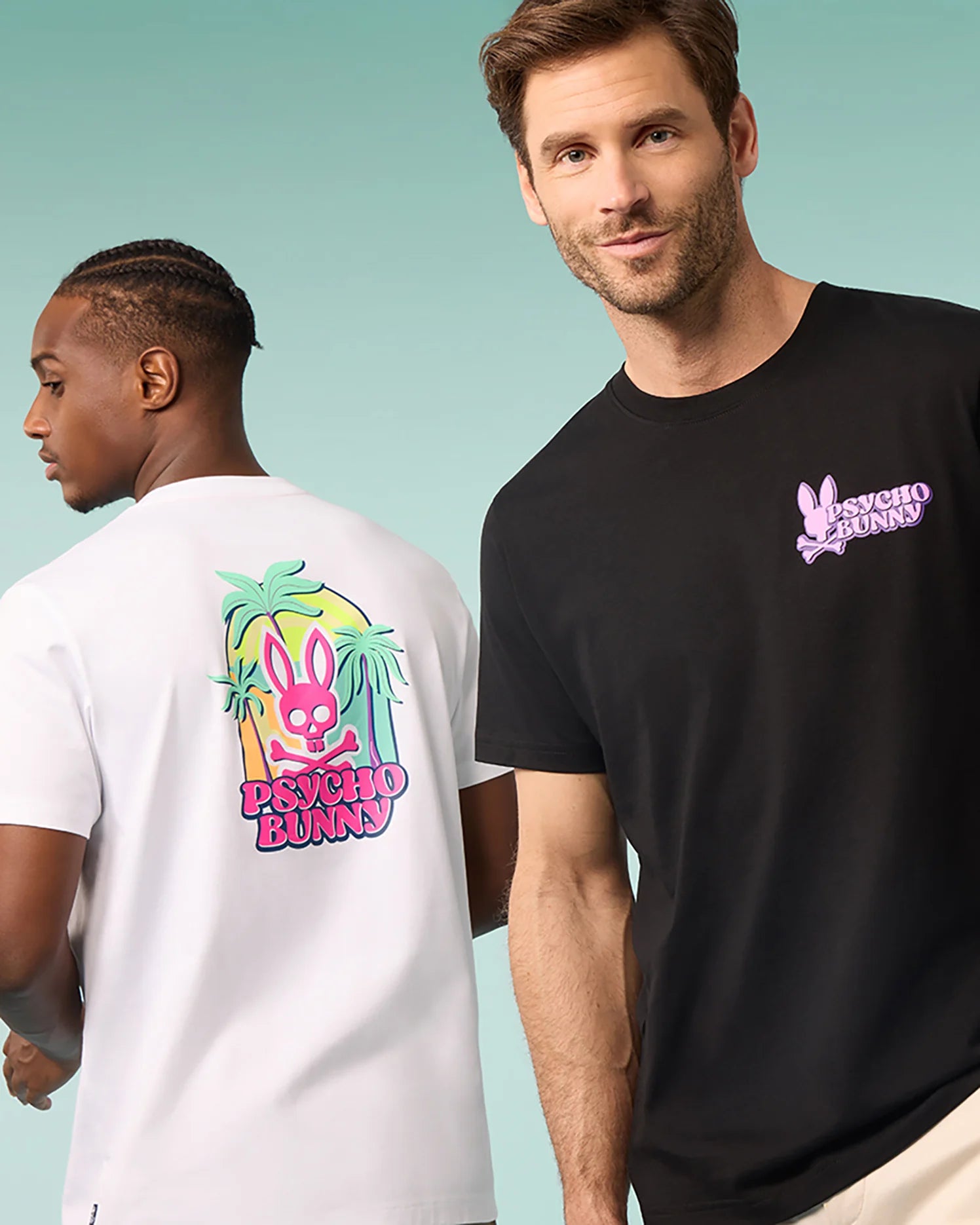 Men's Psycho Bunny Redland Graphic Tee Black