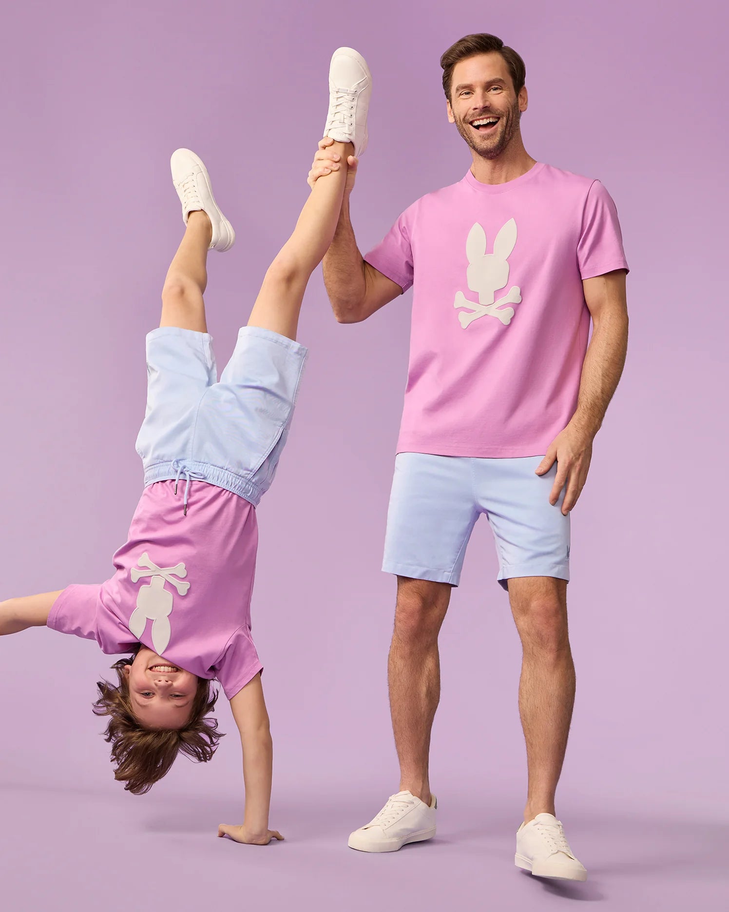 Men's Psycho Bunny Houston Graphic Tee Violet