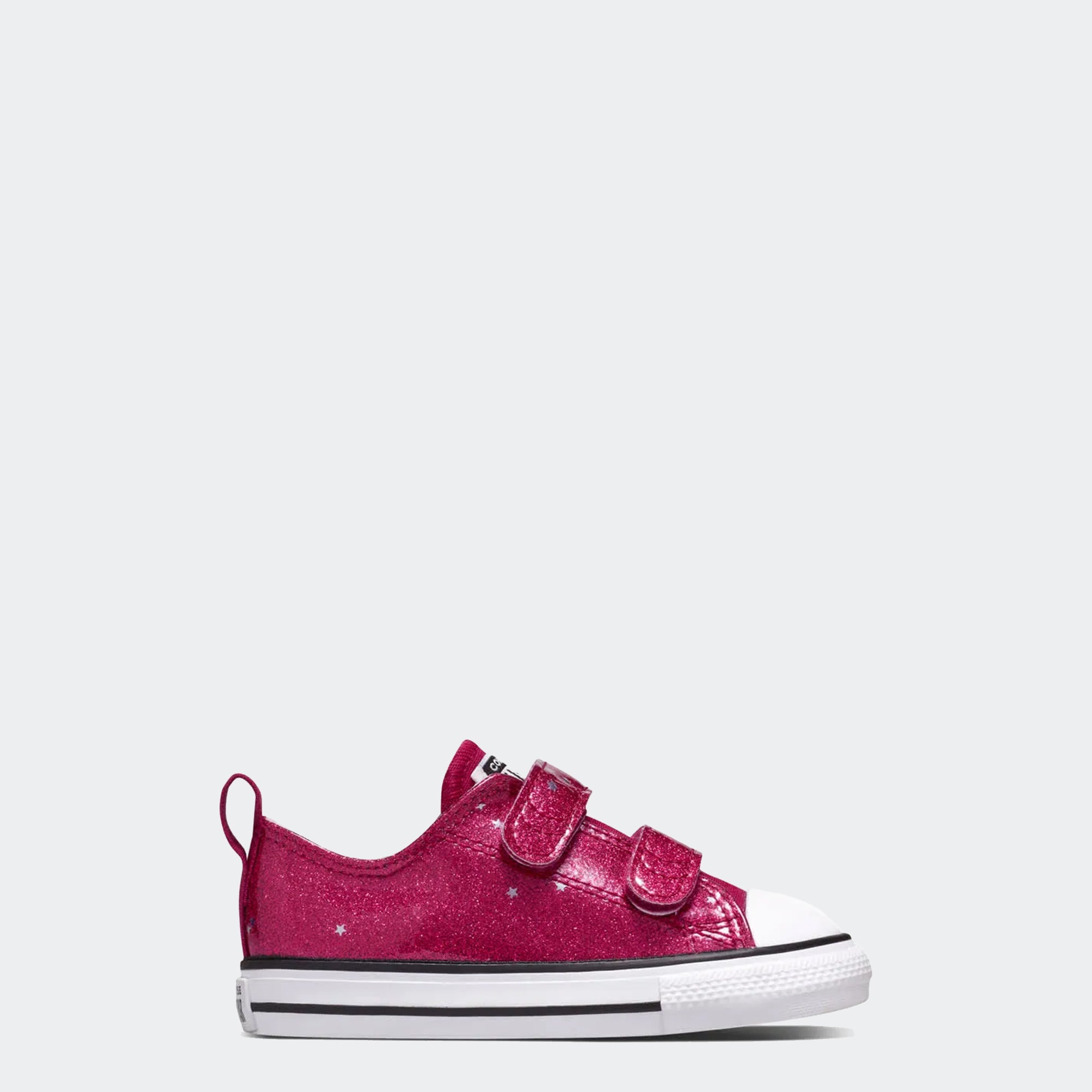 Toddler Converse Chuck Taylor All Star Glitter Easy On Low Top Shoes Sporty Berry