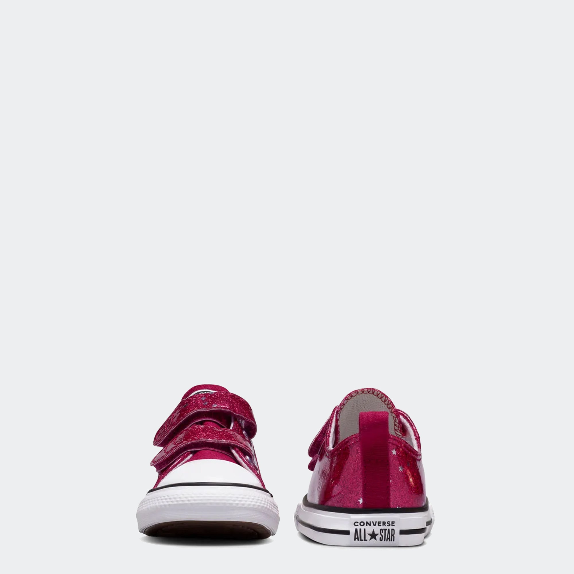 Toddler Converse Chuck Taylor All Star Glitter Easy On Low Top Shoes Sporty Berry