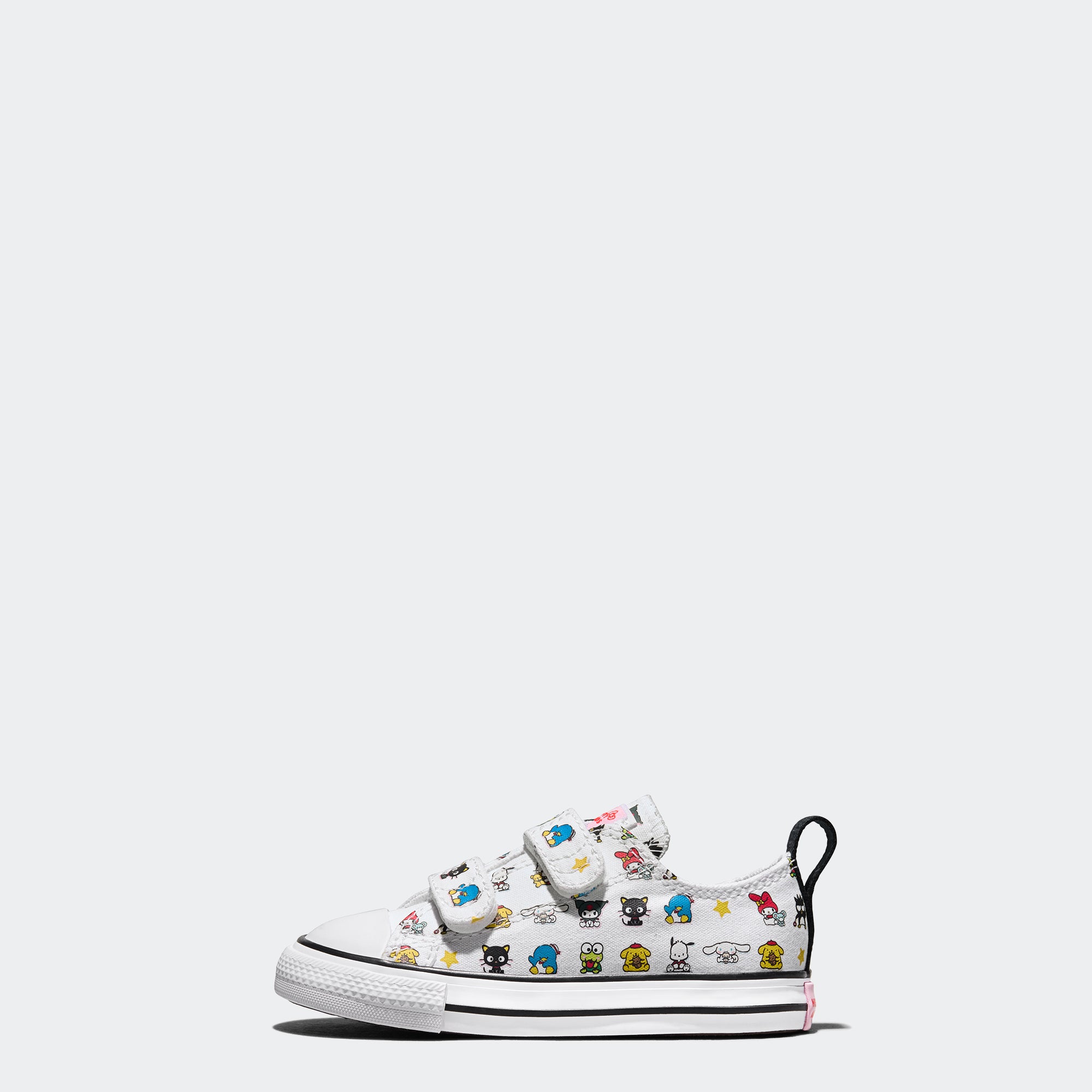 Toddler Converse Chuck Taylor All Star x Hello Kitty Easy On Strap Shoes White