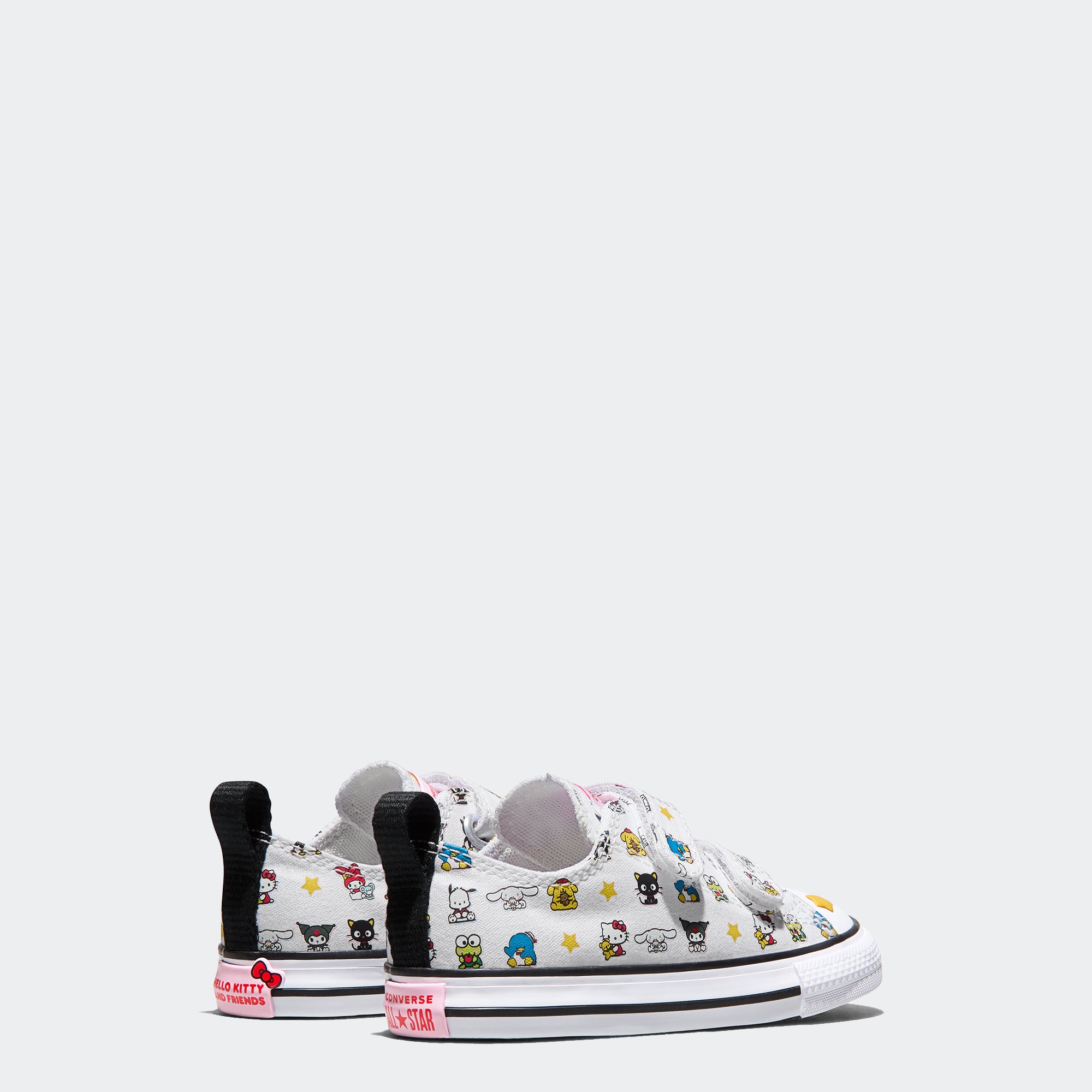 Toddler Converse Chuck Taylor All Star x Hello Kitty Easy On Strap Shoes White
