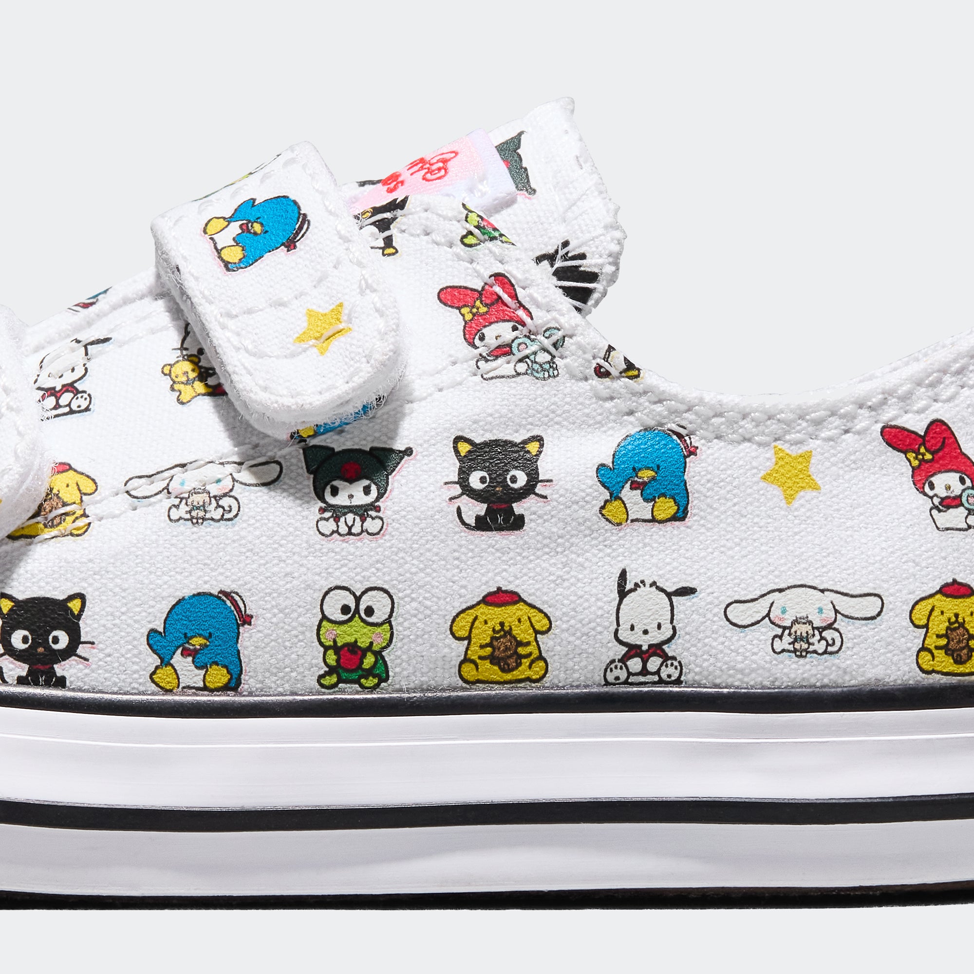 Toddler Converse Chuck Taylor All Star x Hello Kitty Easy On Strap Shoes White