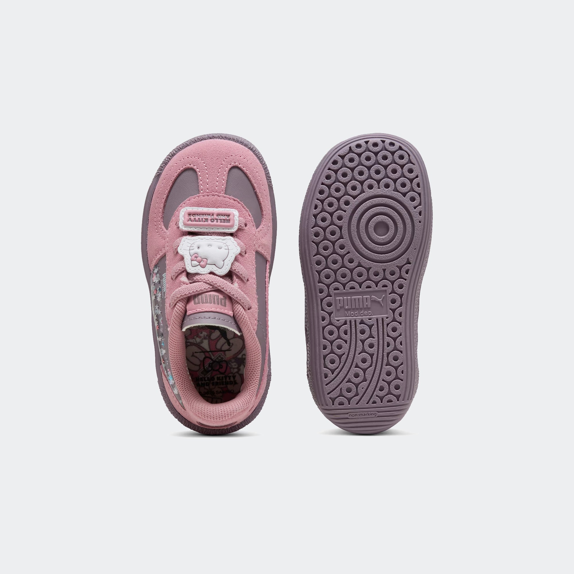 Toddlers PUMA x HELLO KITTY AND FRIENDS Palermo Shoes Plum Jam / Poised Pink