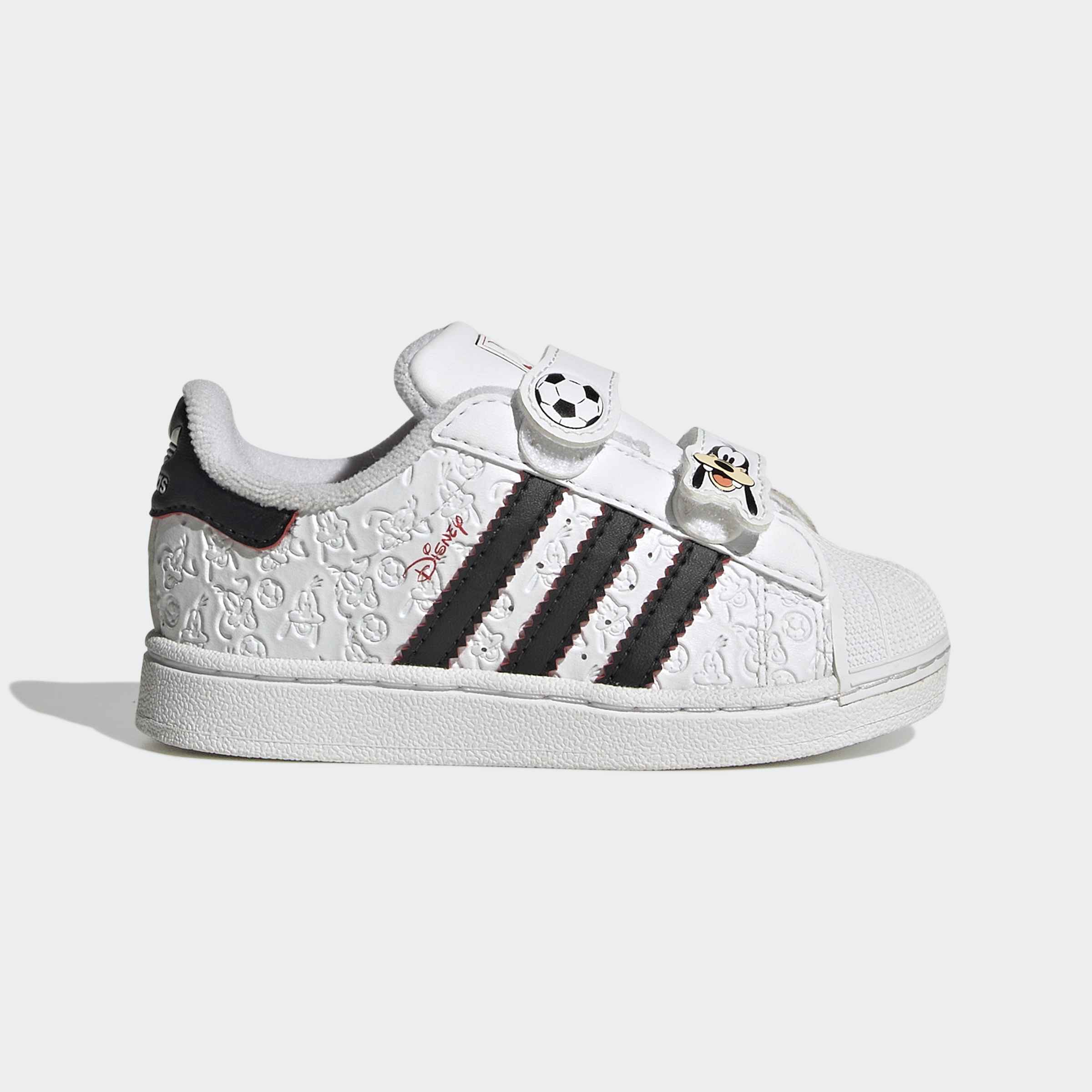 Toddlers adidas Originals Disney Superstar II Comfort Closure Shoes Goofy
