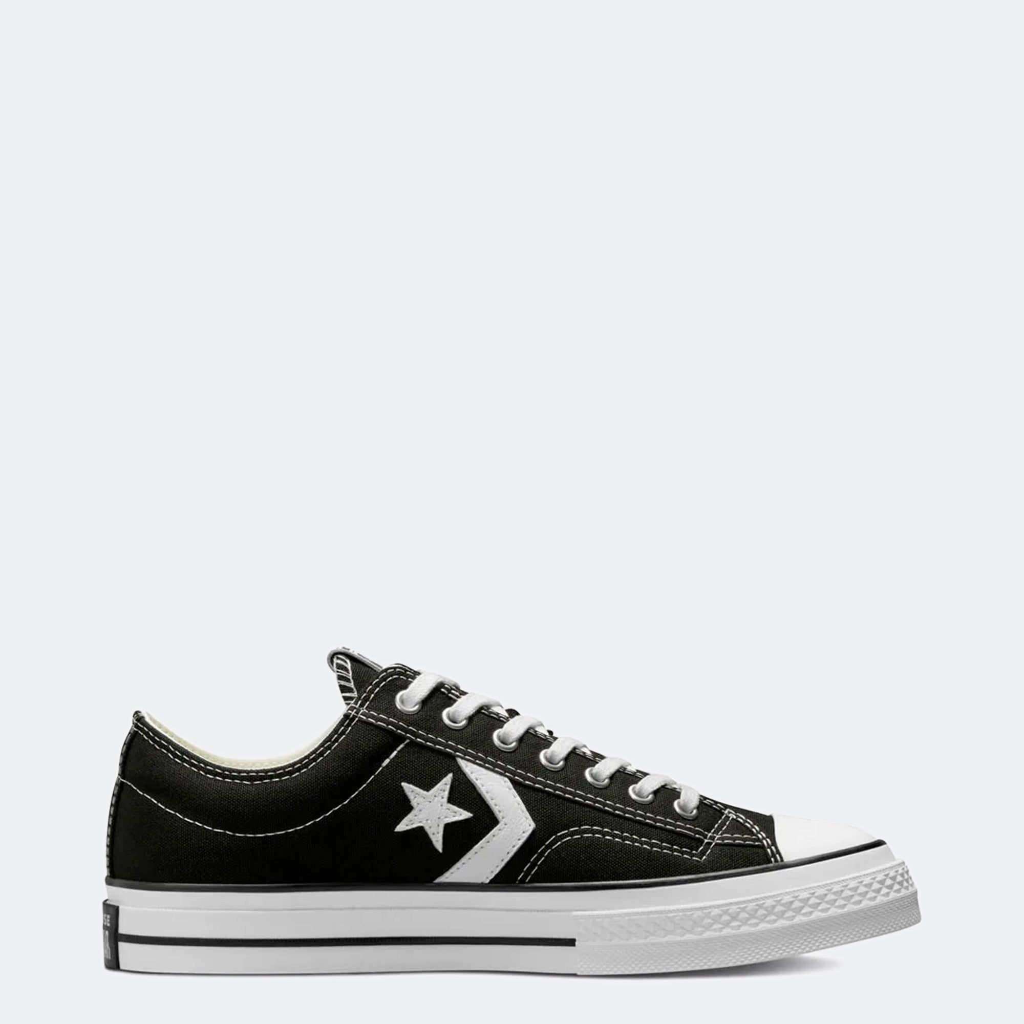 Unisex Converse Star Player 76 Premium Canvas Shoes Black / Vintage White