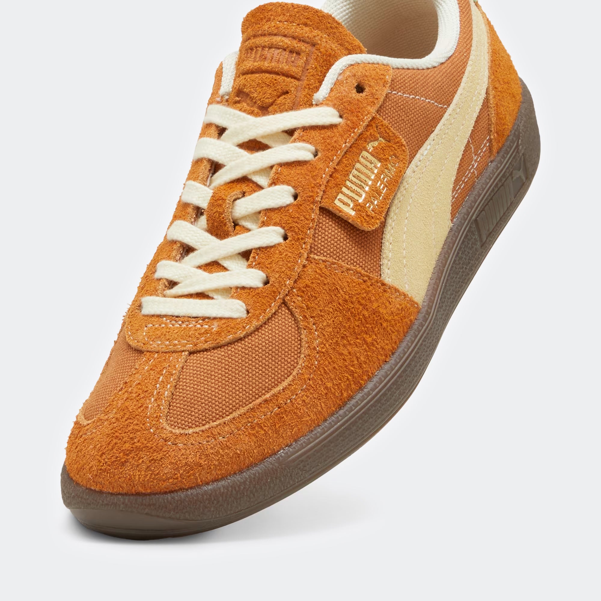 Unisex PUMA Palermo Vintage Sneakers Caramel Latte