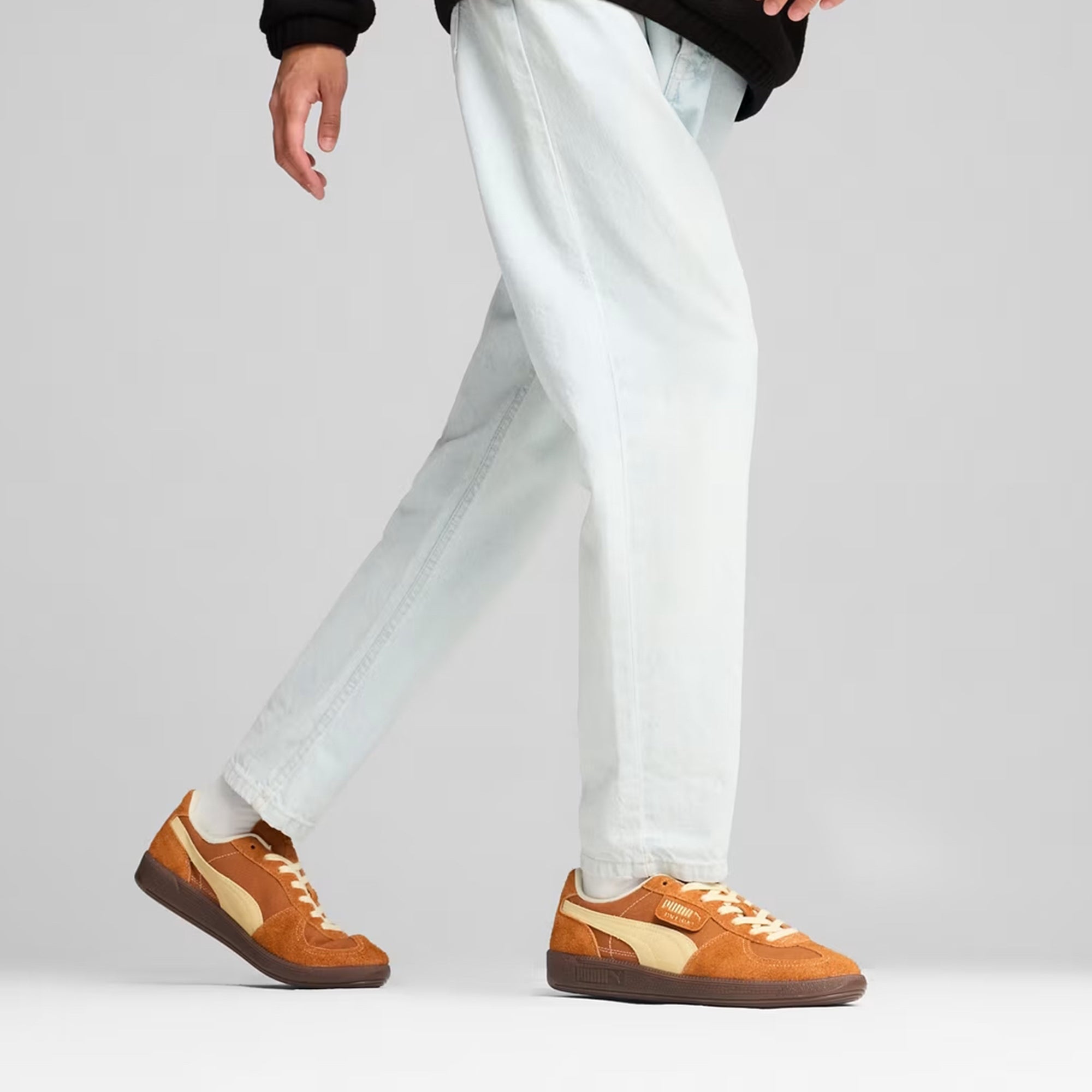 Unisex PUMA Palermo Vintage Sneakers Caramel Latte