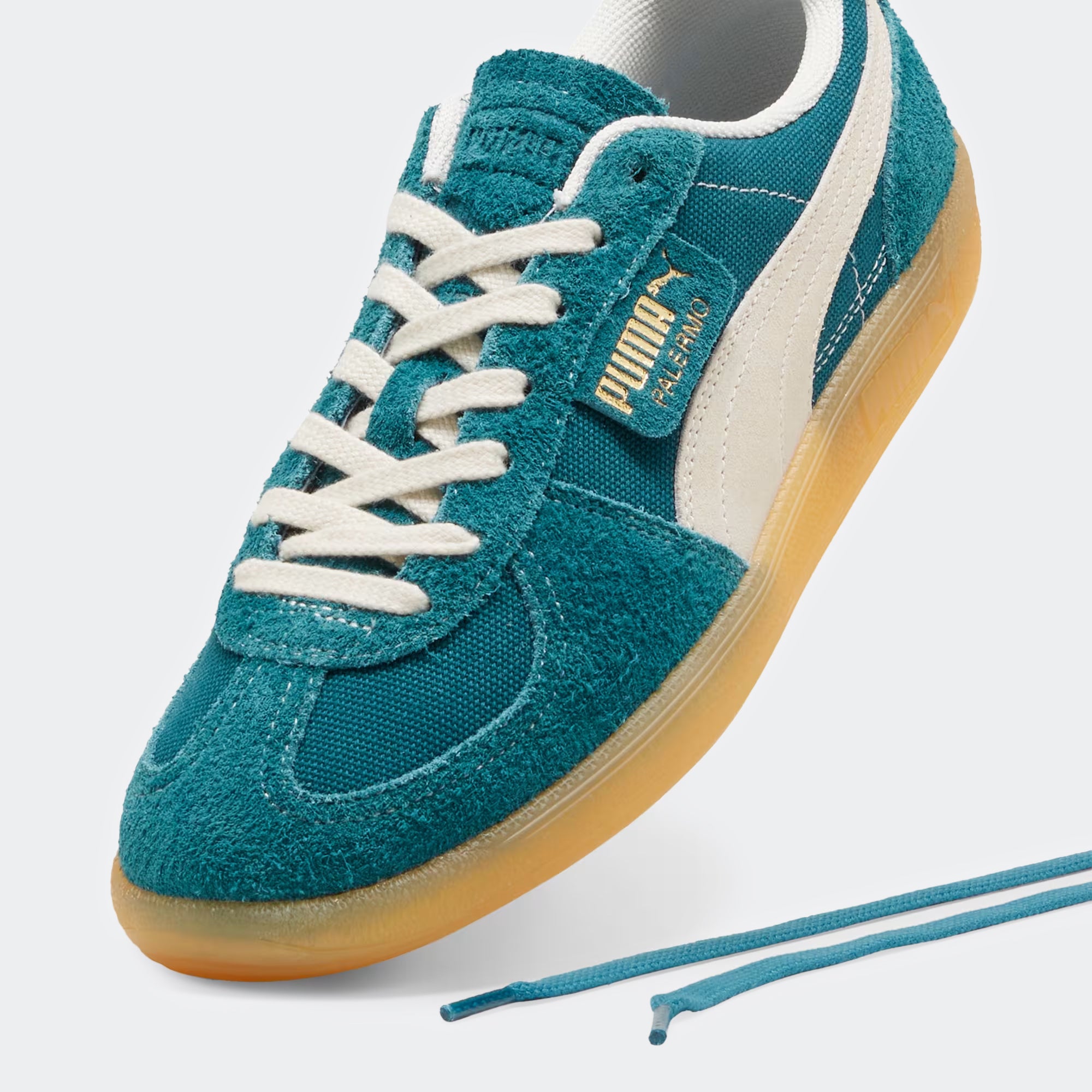 Unisex PUMA Palermo Vintage Sneakers Cold Green