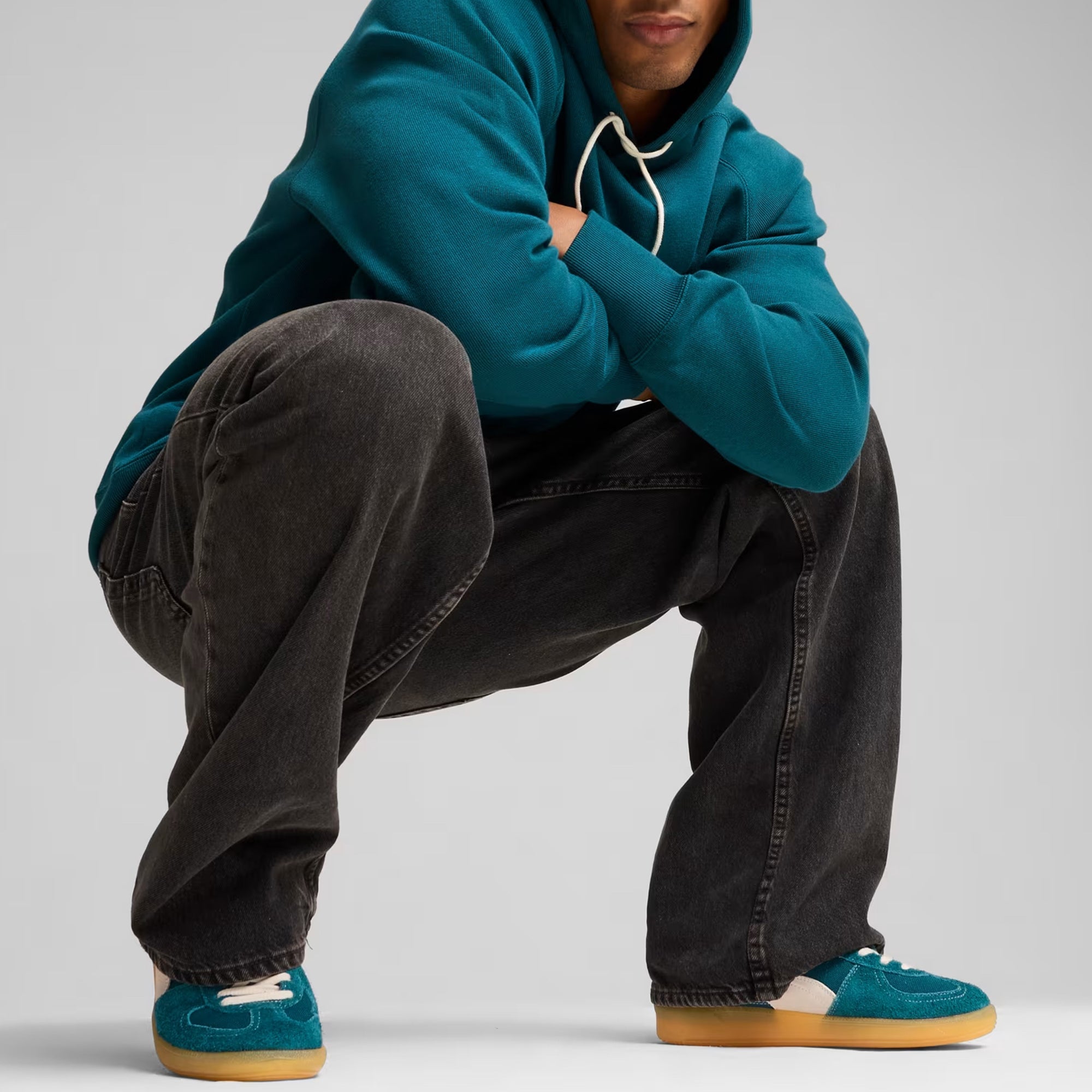 Unisex PUMA Palermo Vintage Sneakers Cold Green