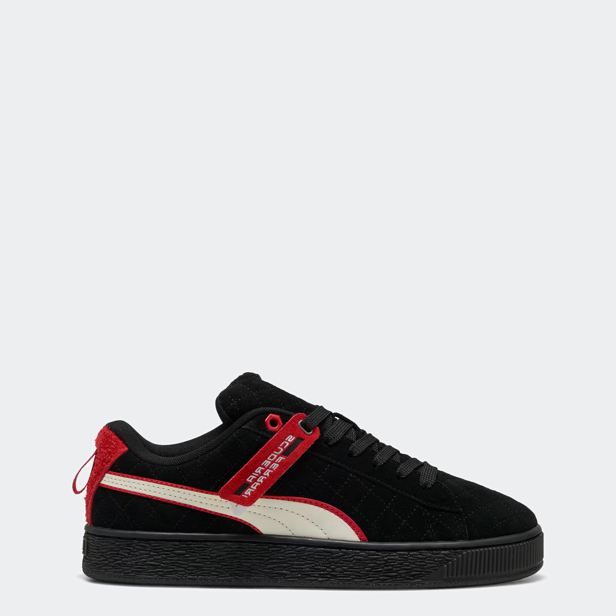 Men's PUMA Scuderia Ferrari Suede XL Hero Sneakers Black
