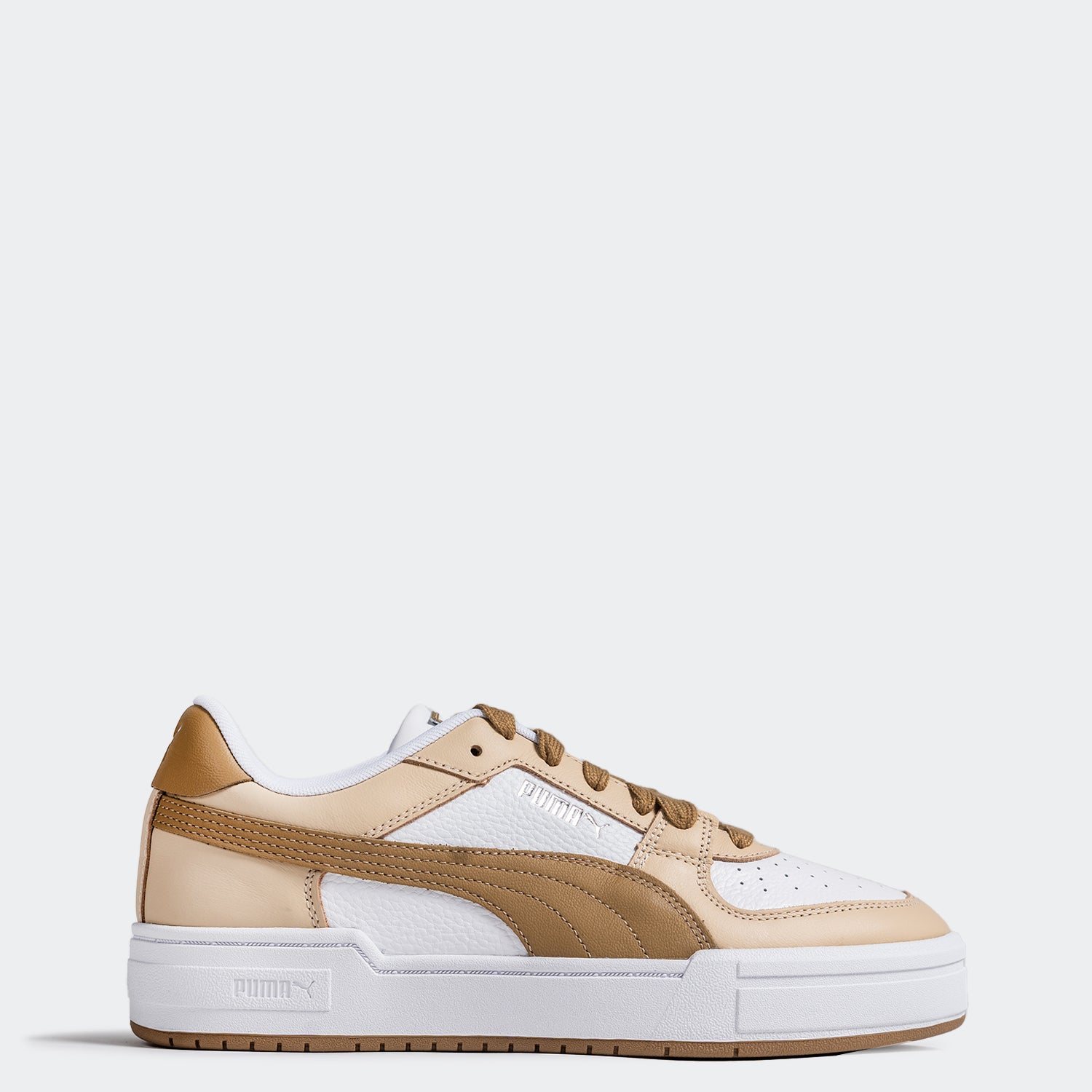 Men's PUMA CA Pro Classic Shoes White Granola BEIGE