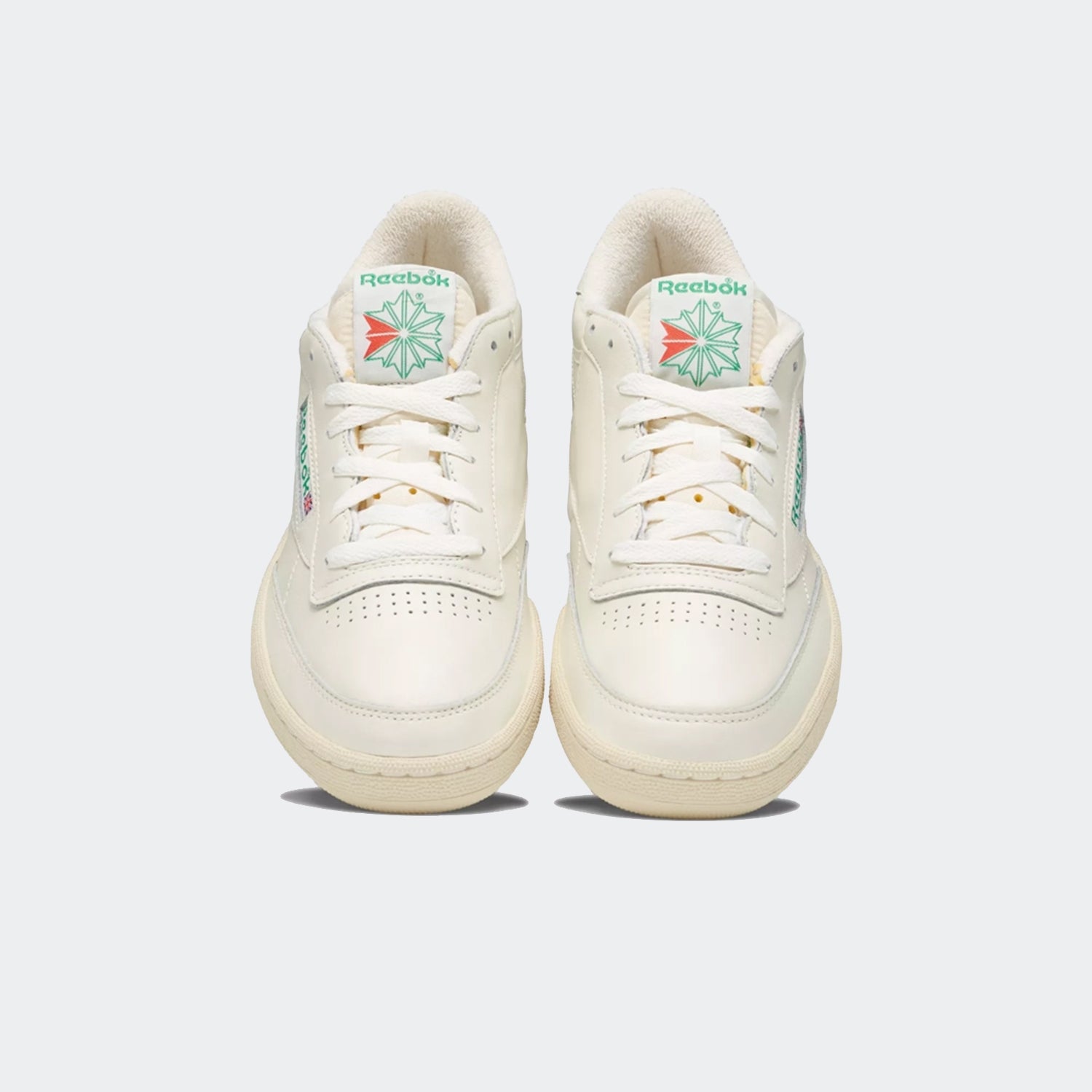 Unisex Reebok Club C 85 Vintage Shoes Chalk / Paperwhite / Glen Green