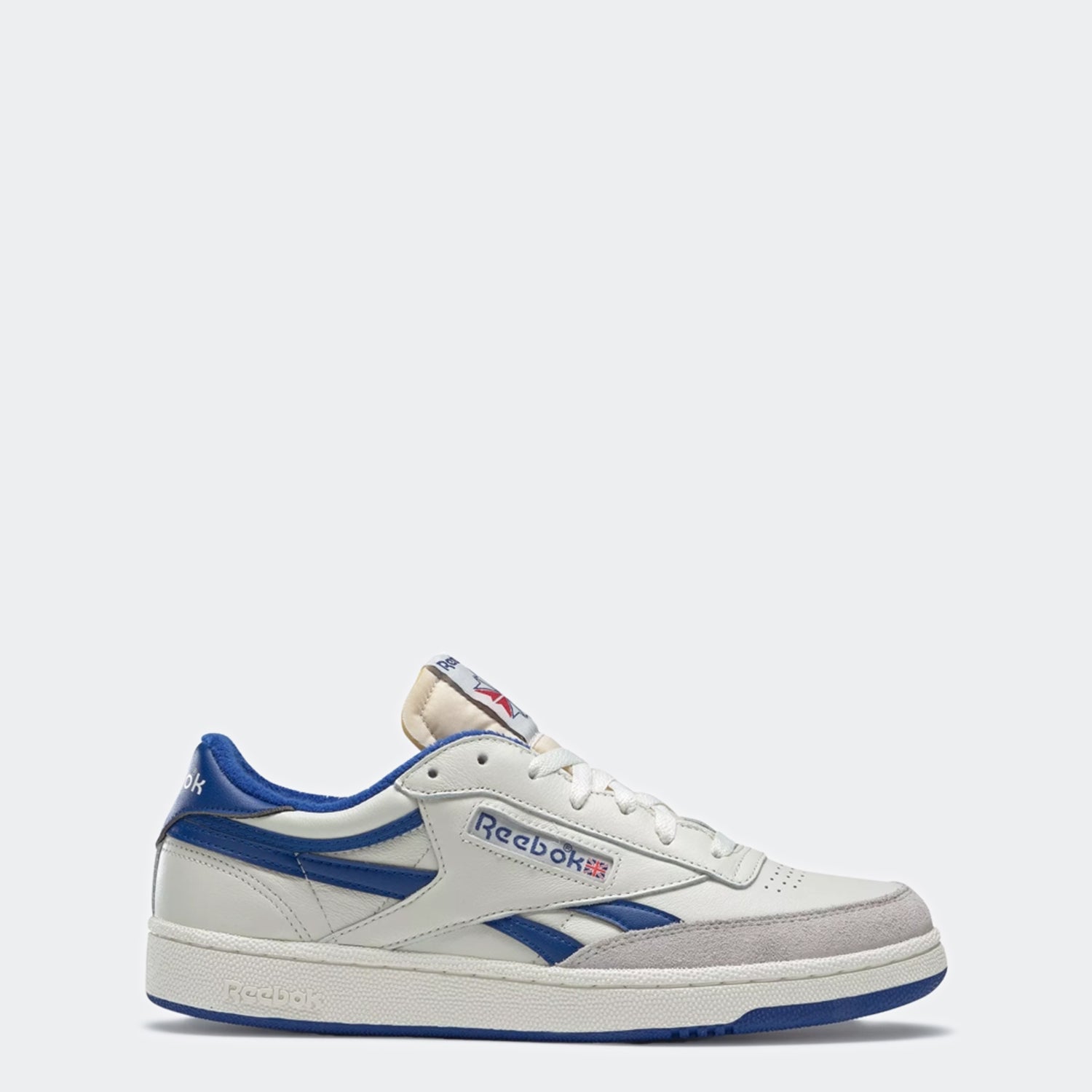 Men's Reebok Club C Revenge Vintage Shoes Chalk Collegiate Royal Blue  CHALK