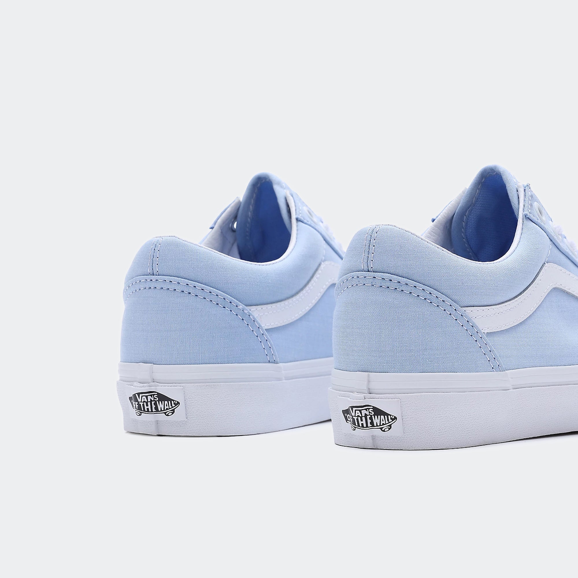 Unisex Vans Canvas Old Skool Shoes Pastel Blue