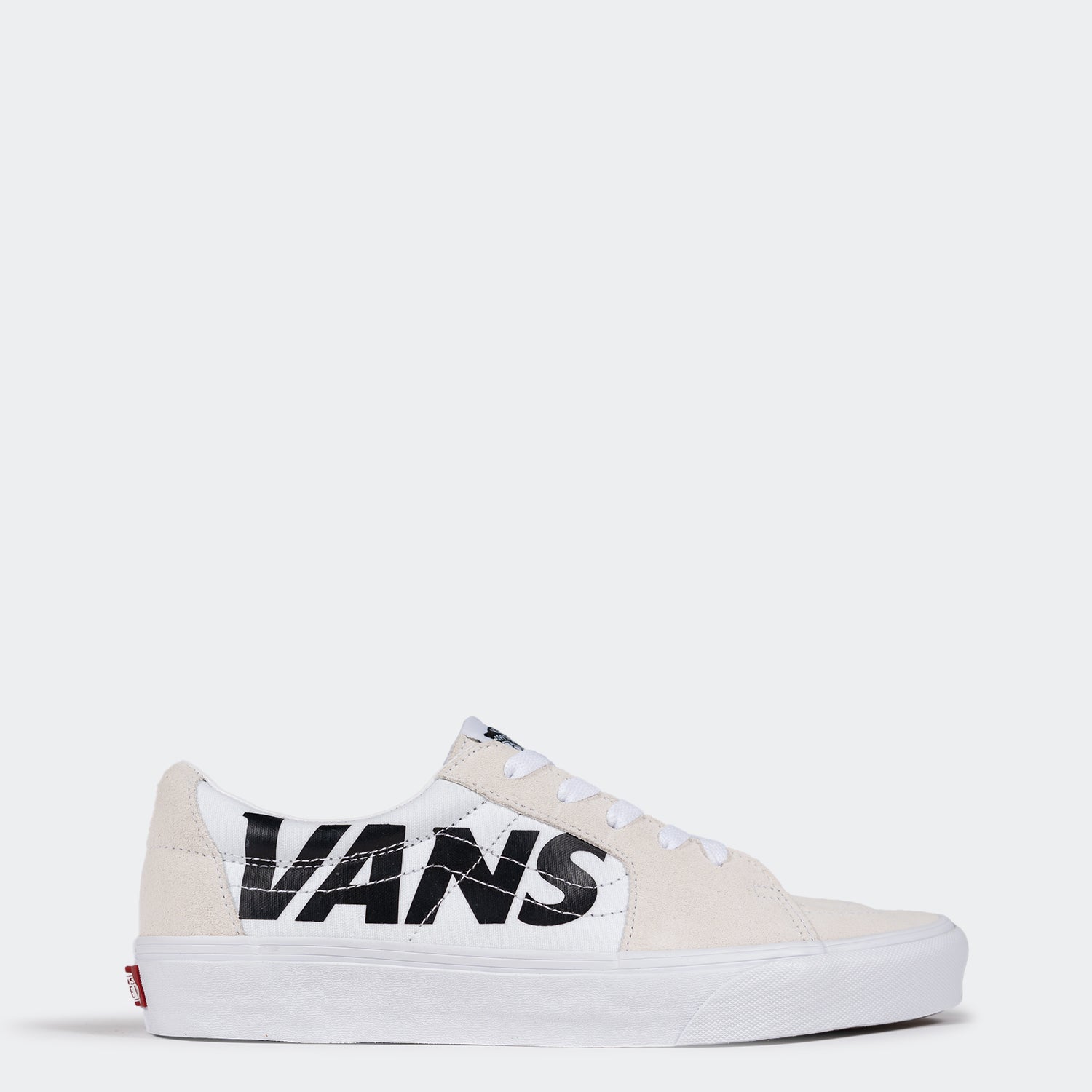 Men's Vans Canvas Sk-8 Low Shoes Hi-Def White/Black