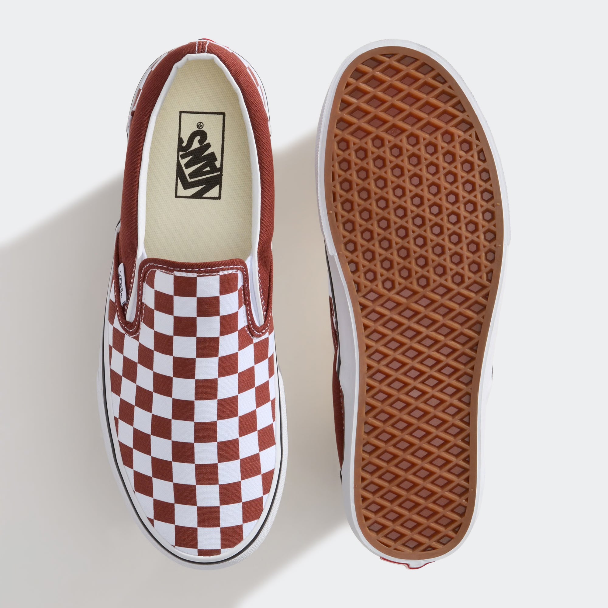Unisex Vans Classic Slip-On Shoes Rust Bronze
